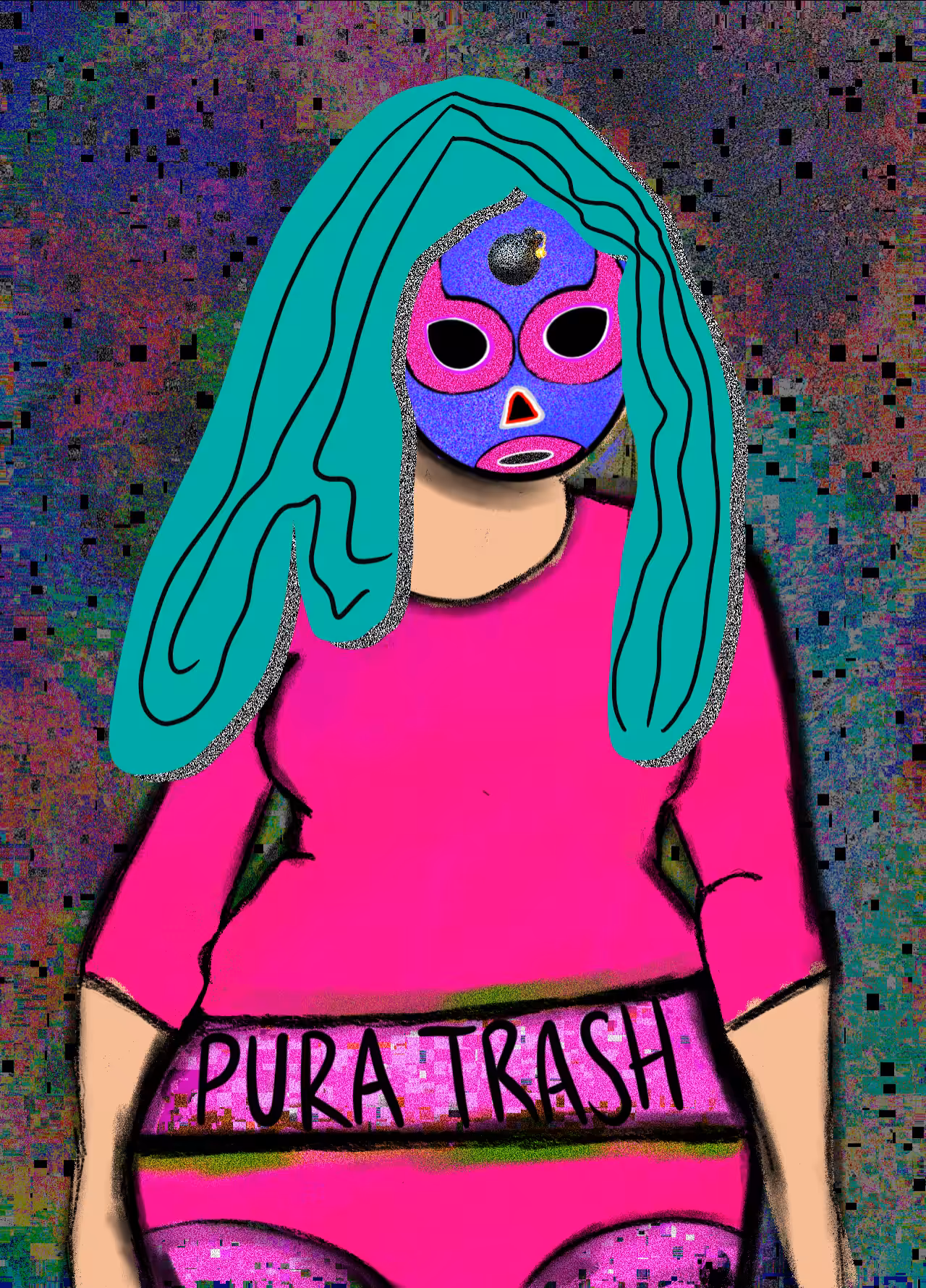 NFT luchadora #120