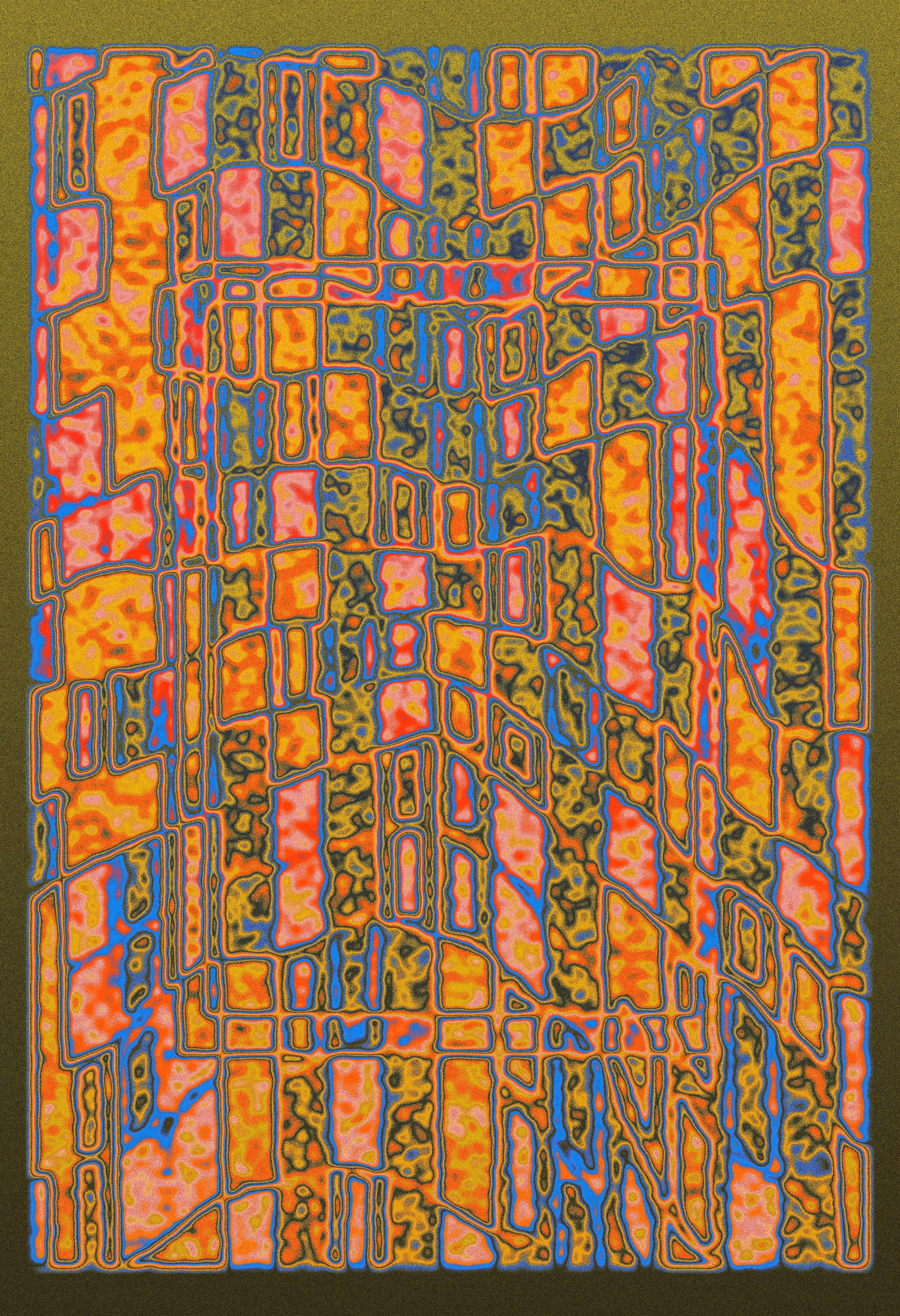 Nebula Drawings IX (square of colors)