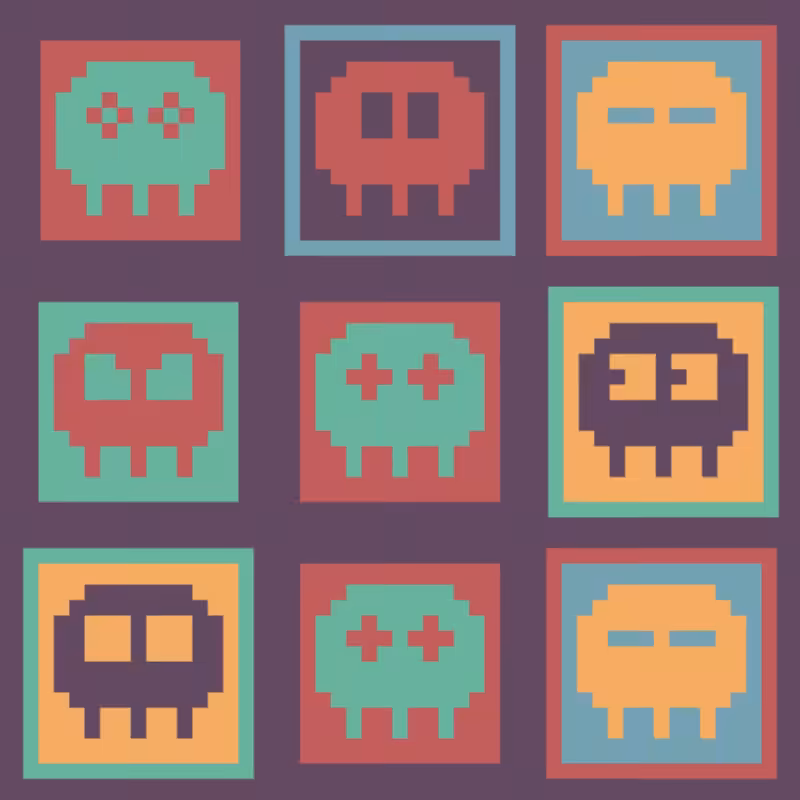 Retro Skulls #1