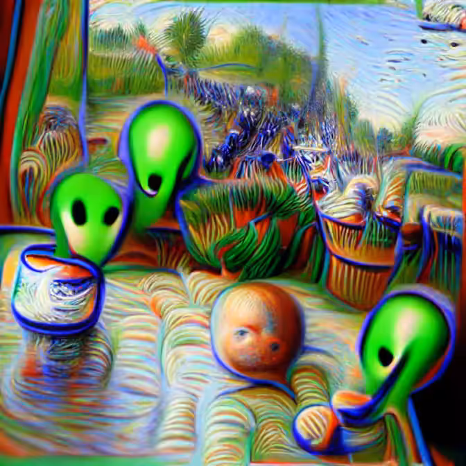 Impressionist Aliens 6