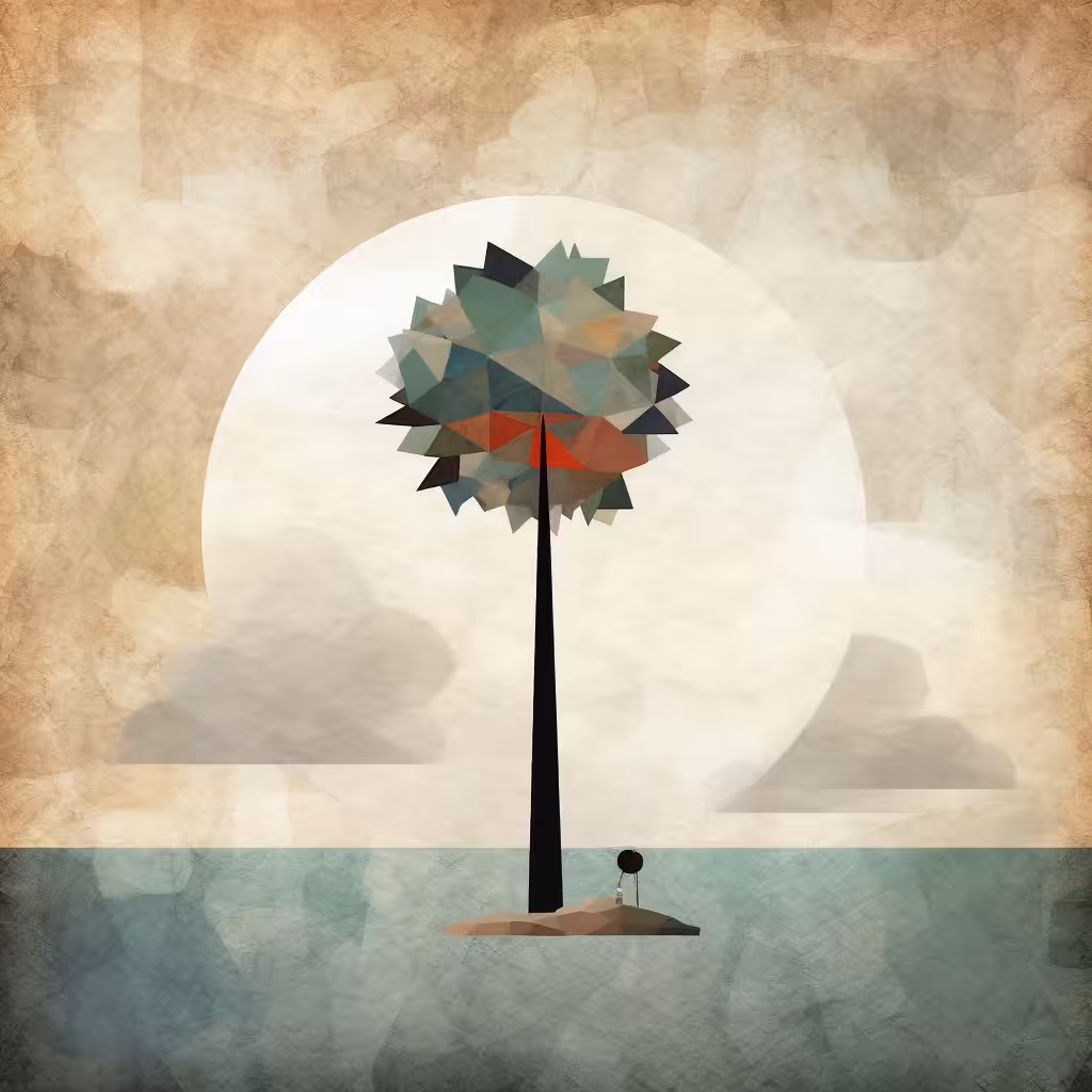 Palm tree island 