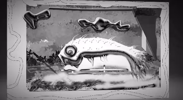 Just another fish #2 (Black and white)