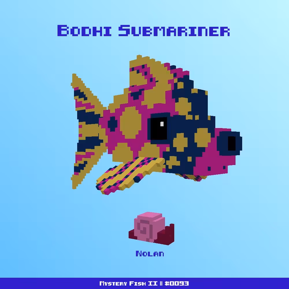 Bodhi Submariner :: Mystery Fish 0093/1000 