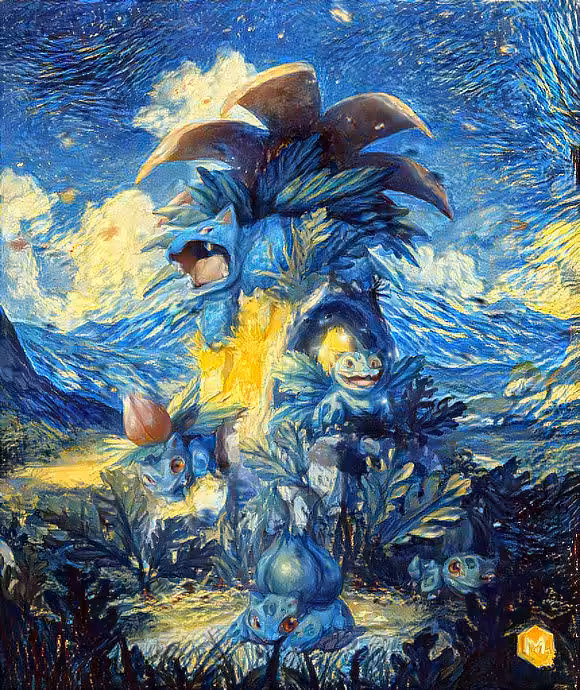 Bored Starry Night Pokemon Club: Bulba Family