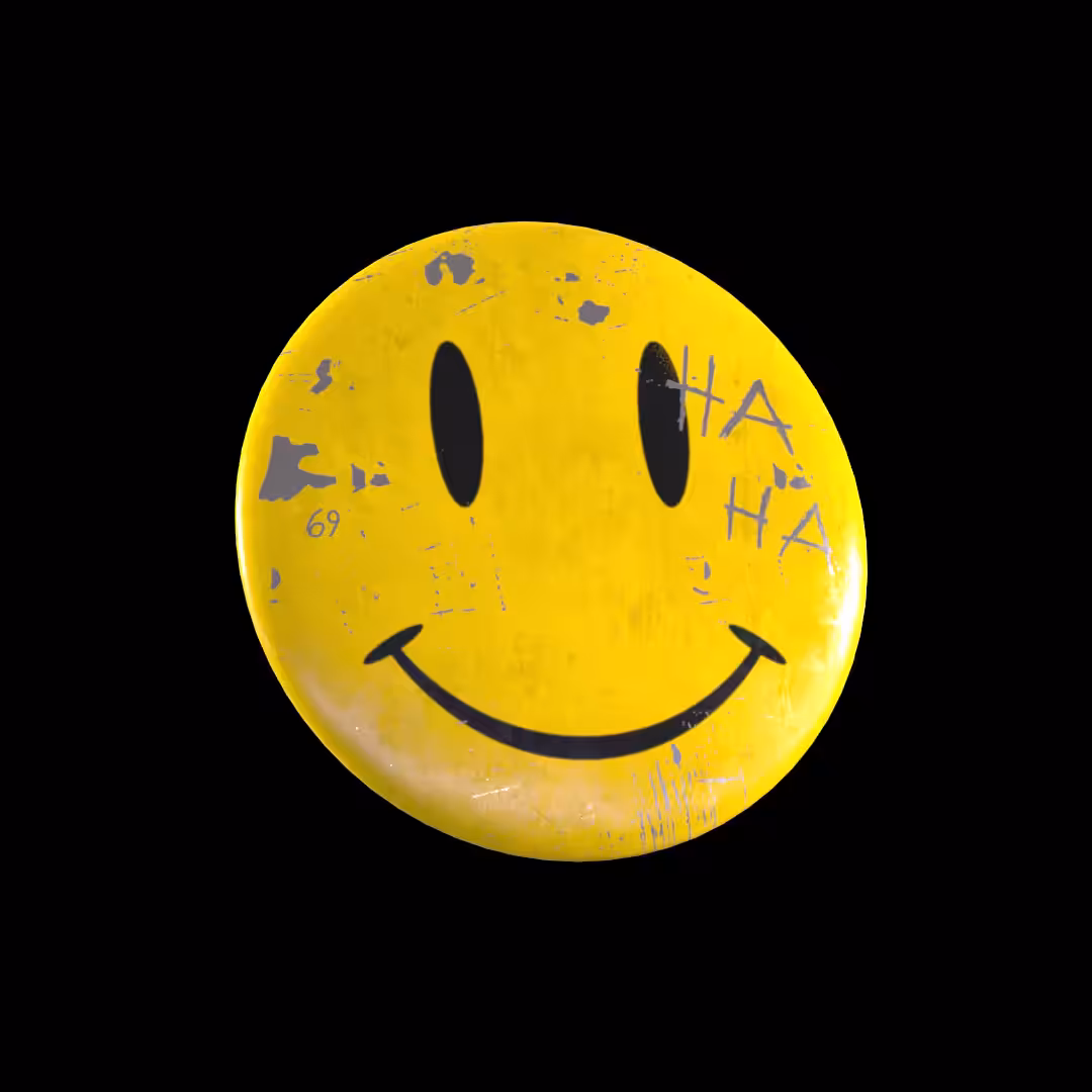 THE COMEDIAN'S BUTTON