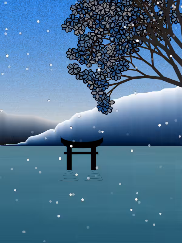 Winter morning in a village near Tokyo #18