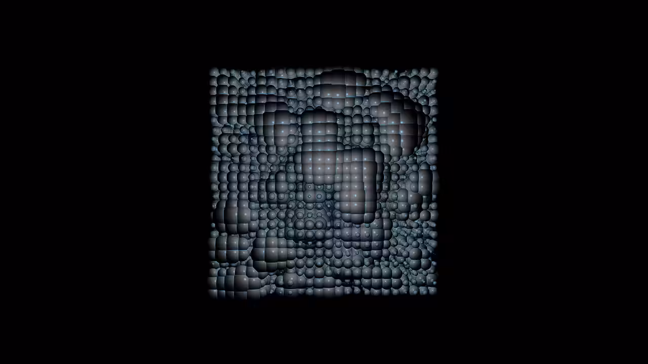 Generative geometry composition [BoilingSphere]