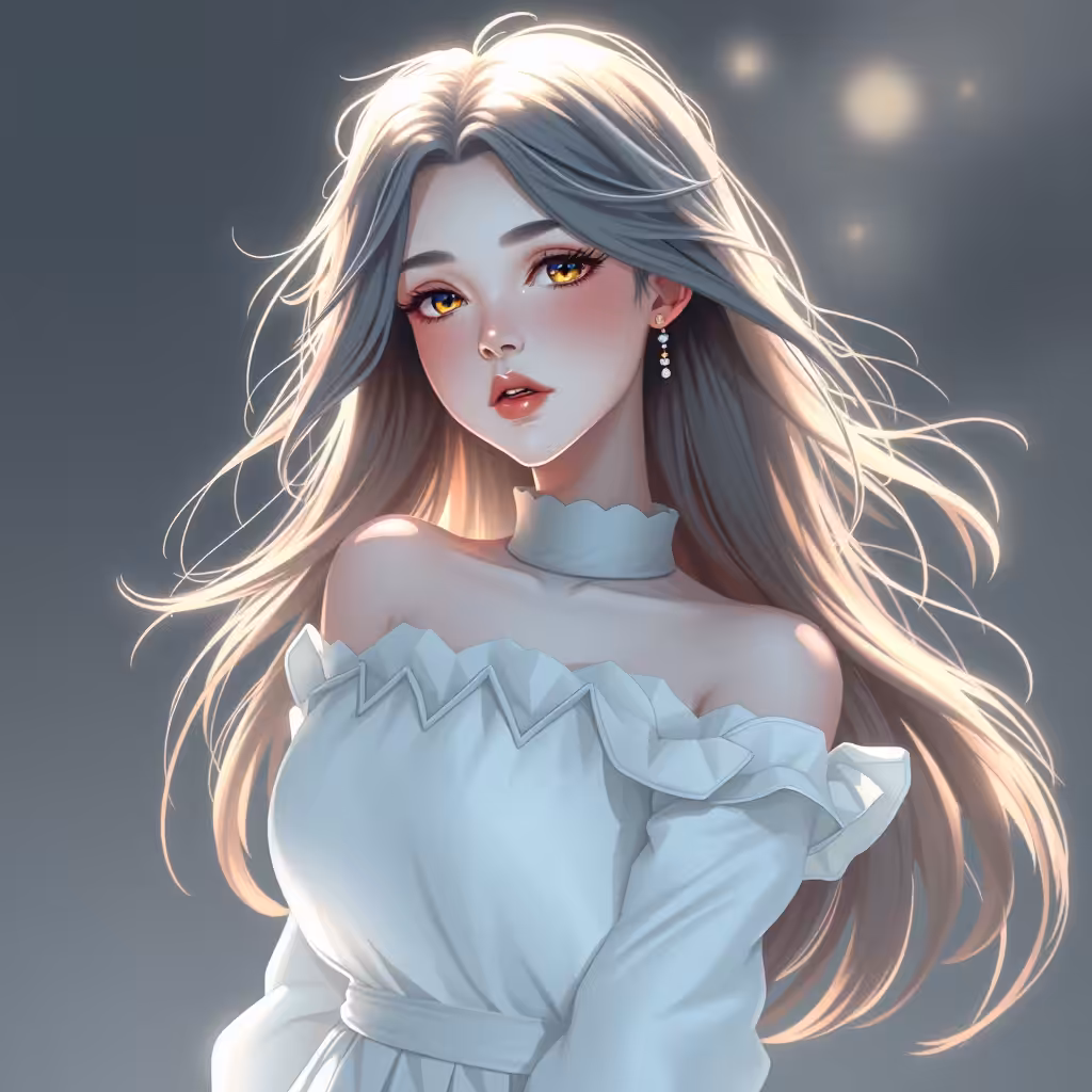 Mystery Art : White lily 