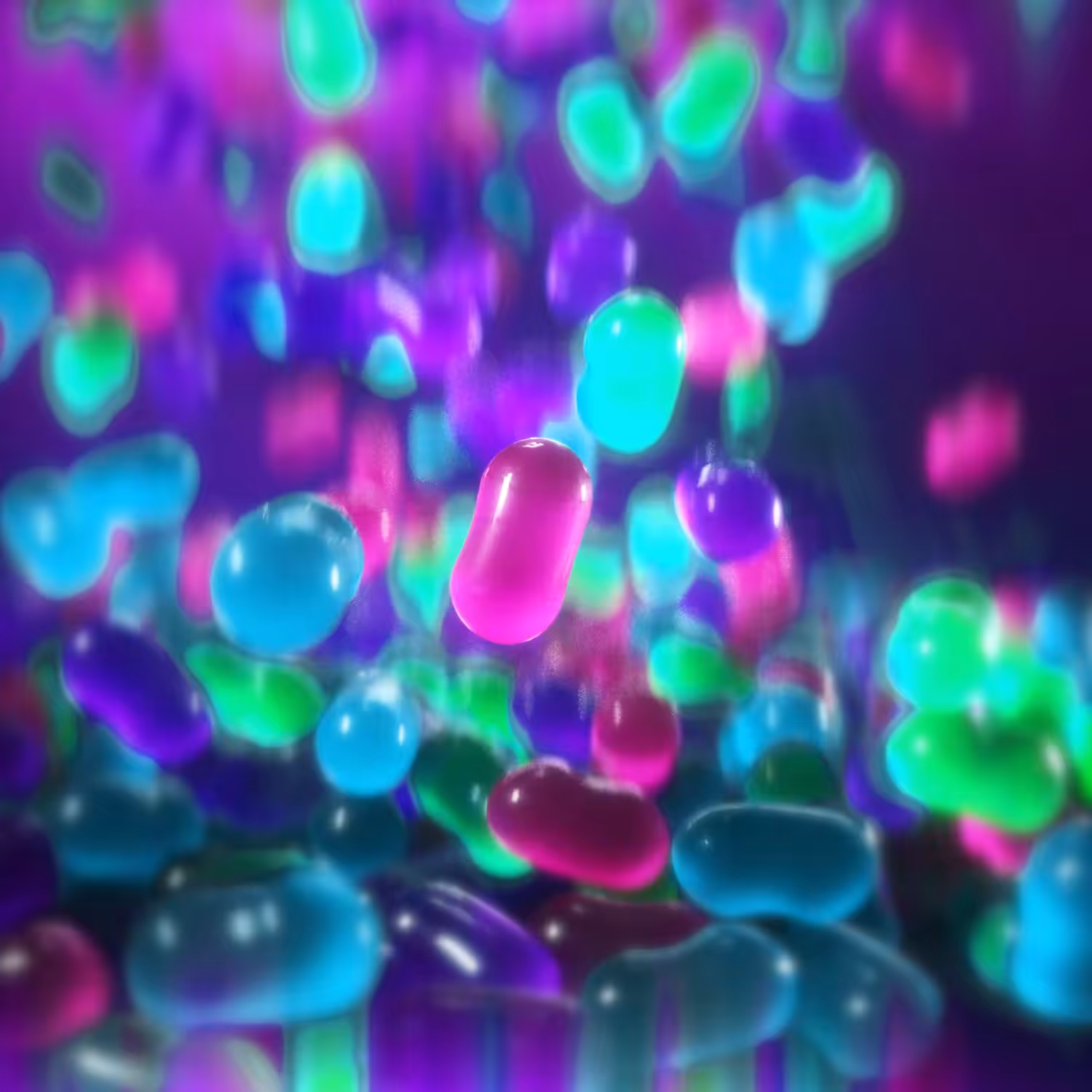 Gelatinous Beans: Vapor Wave