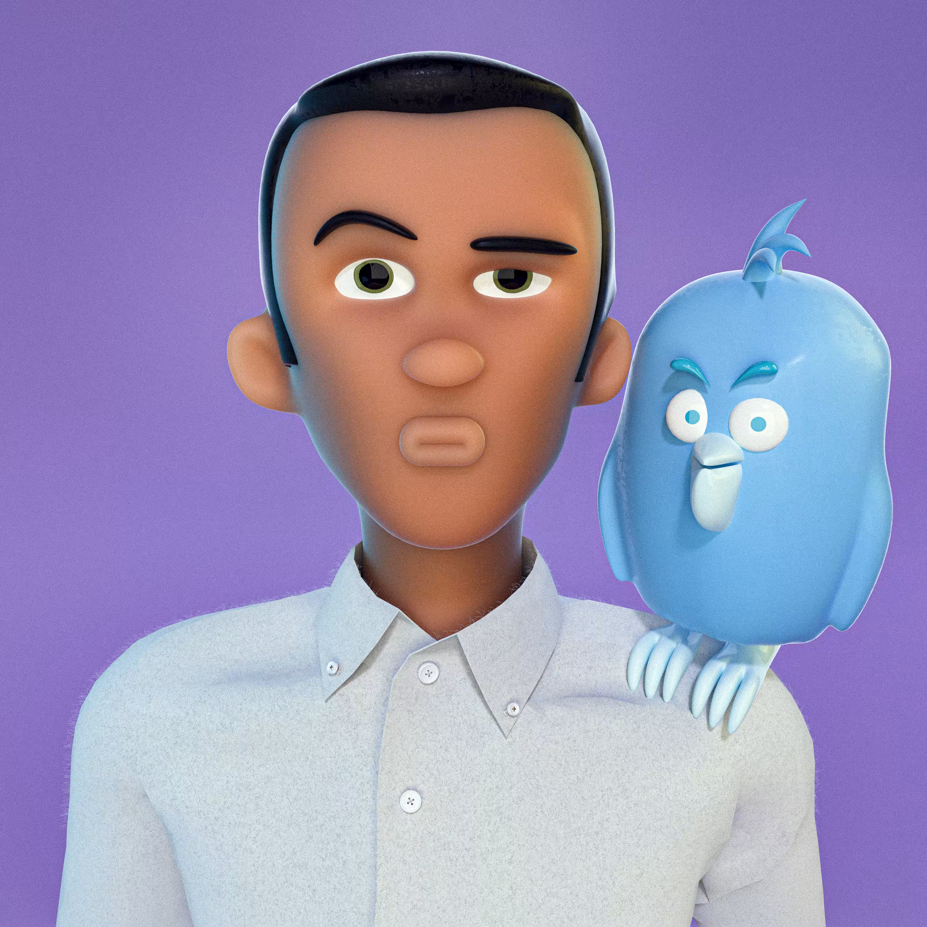 Stromae - twitter bird 