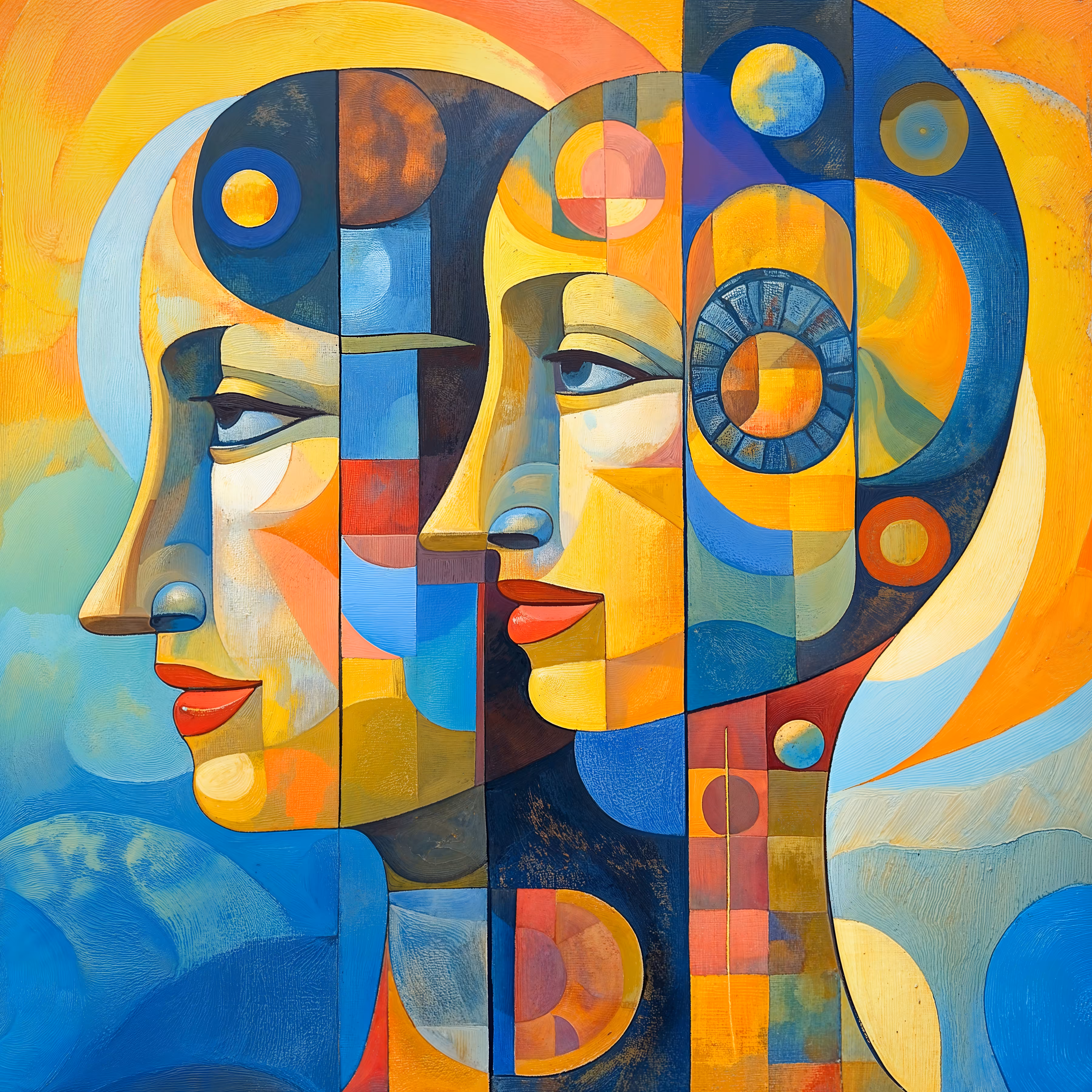 Abstract Cubist-Surrealist #35