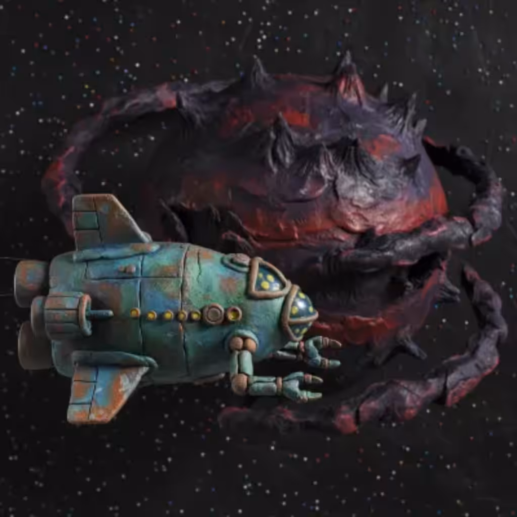Chapter 1, Our Space Hero Approaches the Unknown Planet.