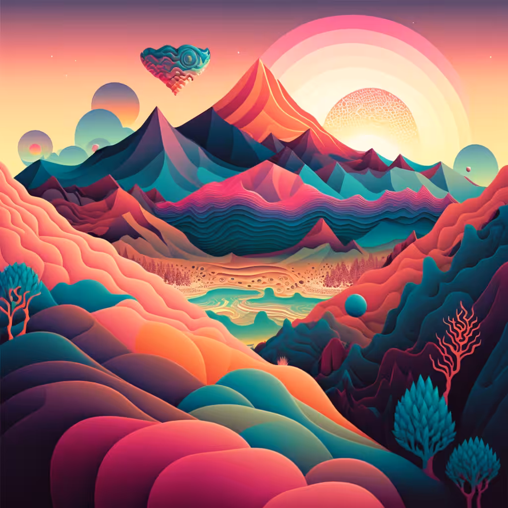 Psychedelic Landscape #84