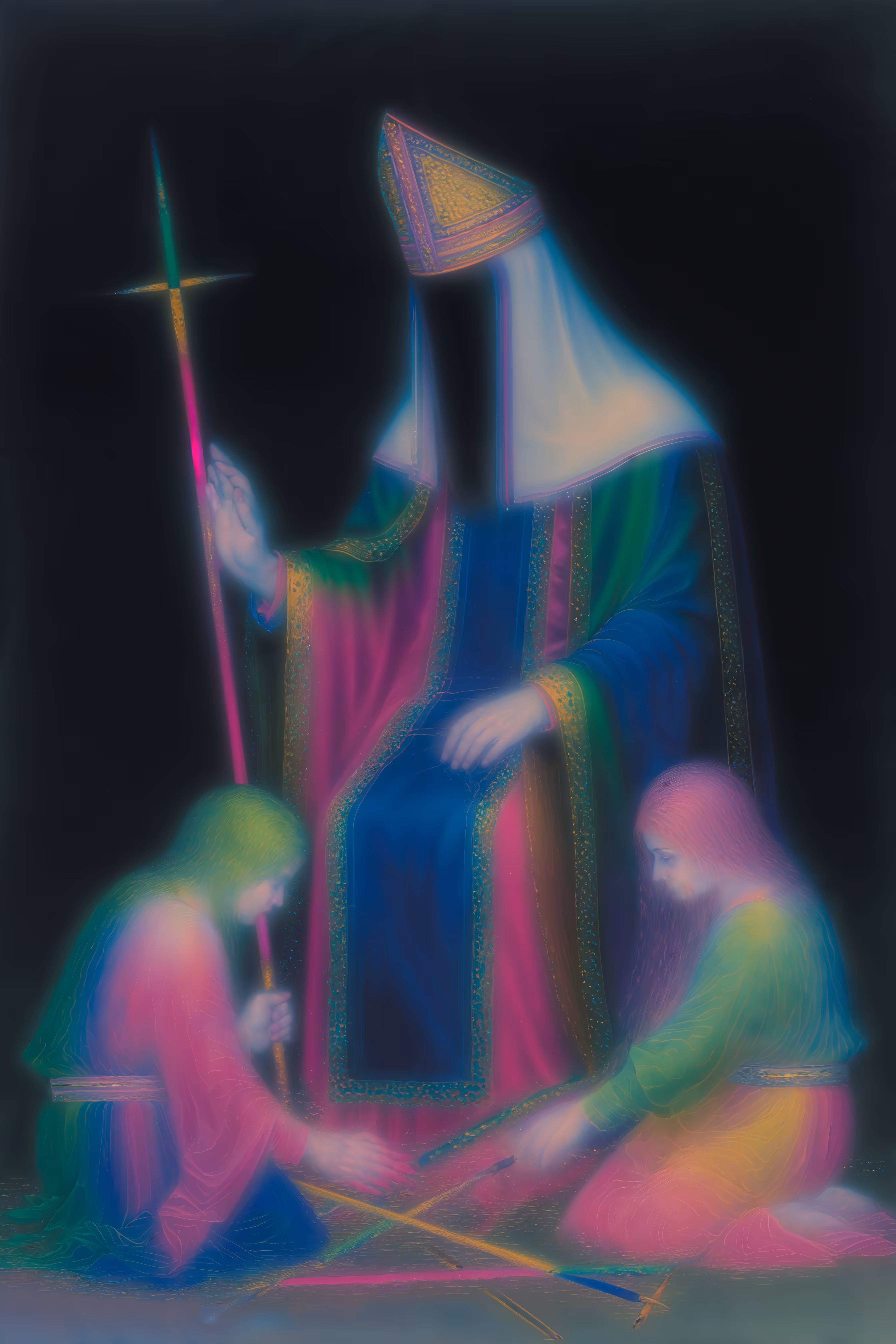 The כֶּשֶׁף Magic Tarot: V — The Hierophant (Le Pape)