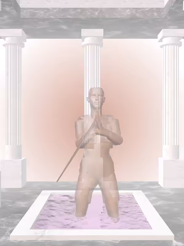 HeavenComputer: The Fading Praying Holy Brown Woman #5961