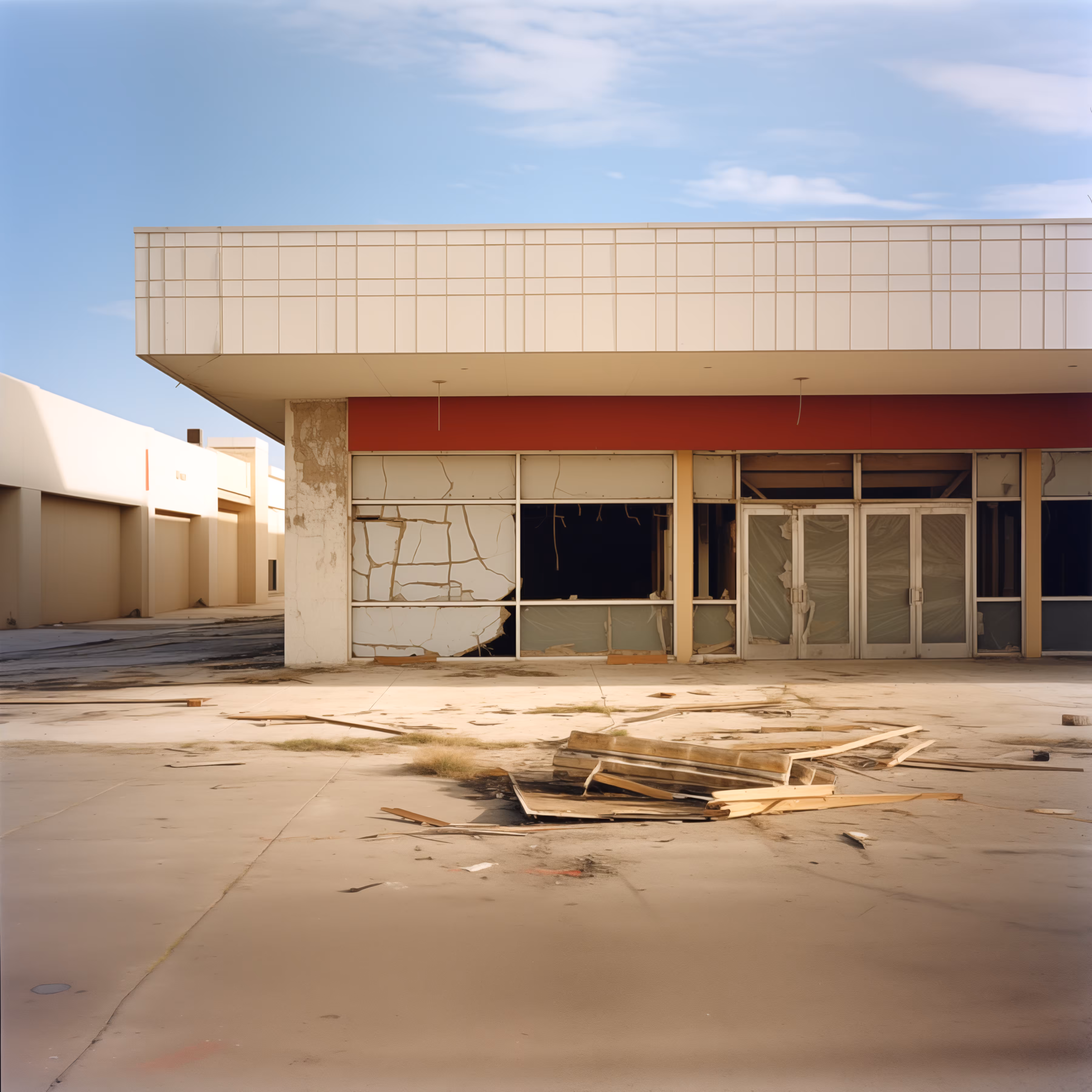 Crumbling Strip Mall