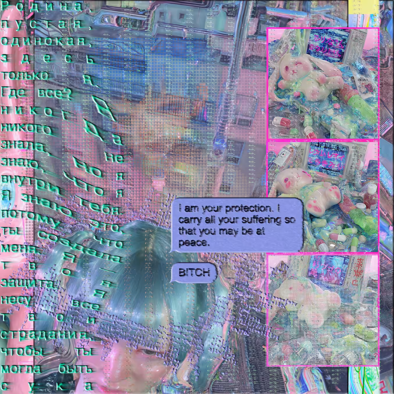 i am your protection, i carry all your suffering