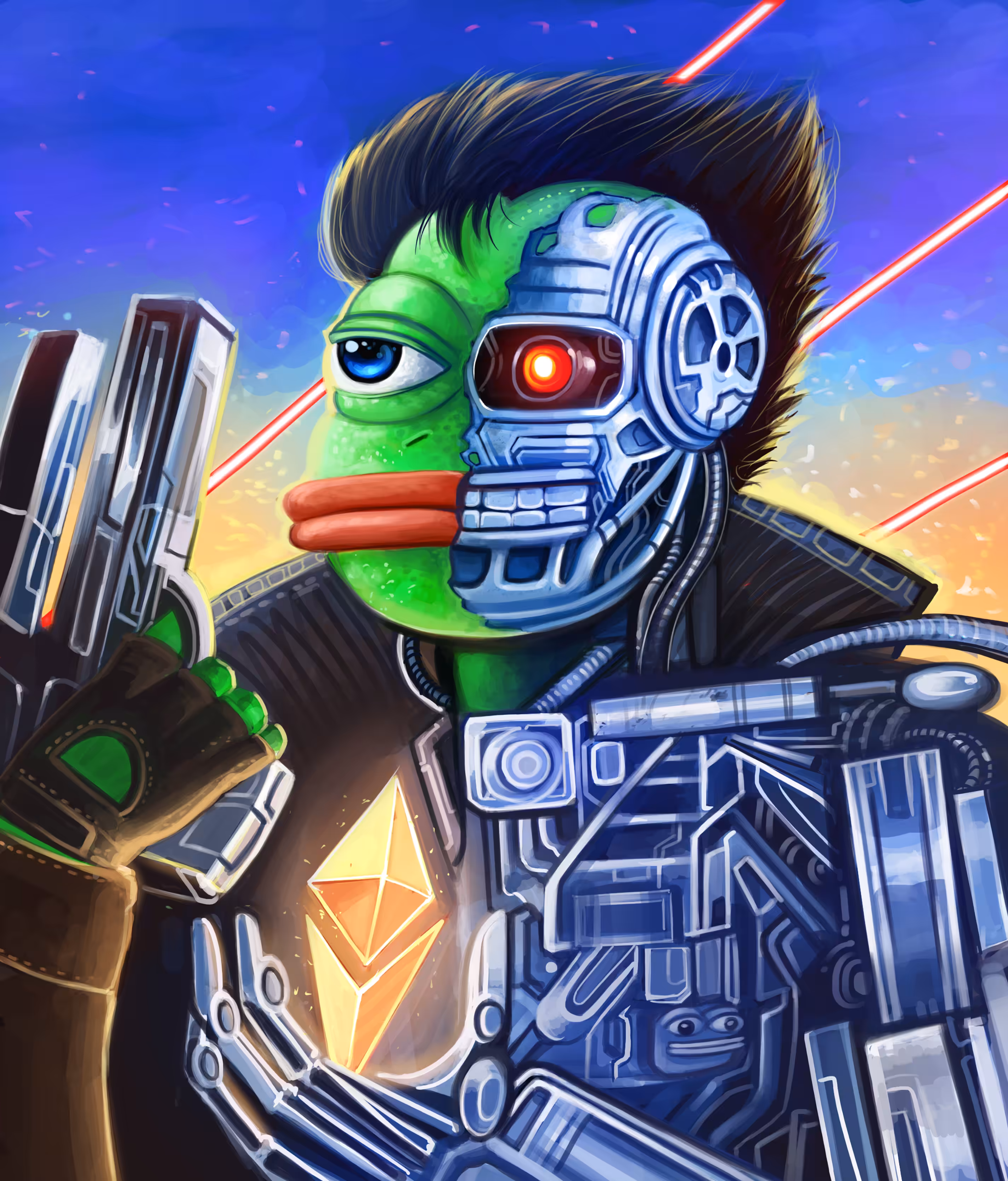 Pepe Terminator T-800