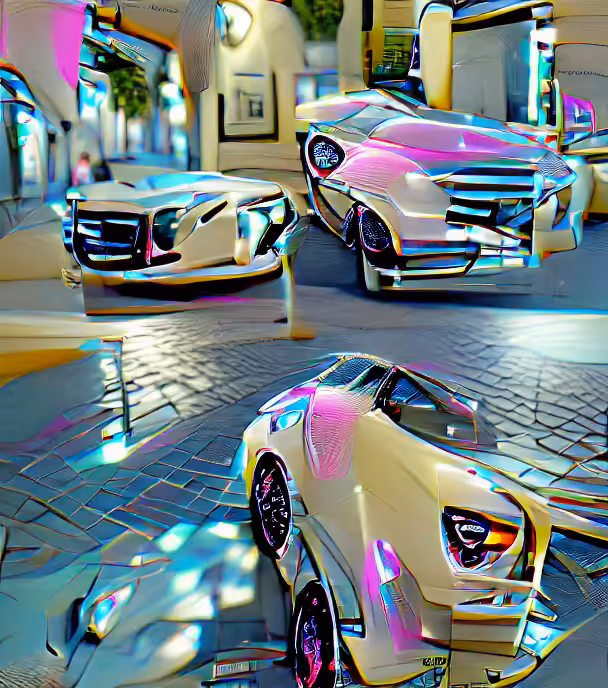 #42/4999 Metadimensional Image - Deconstructed Mercedes