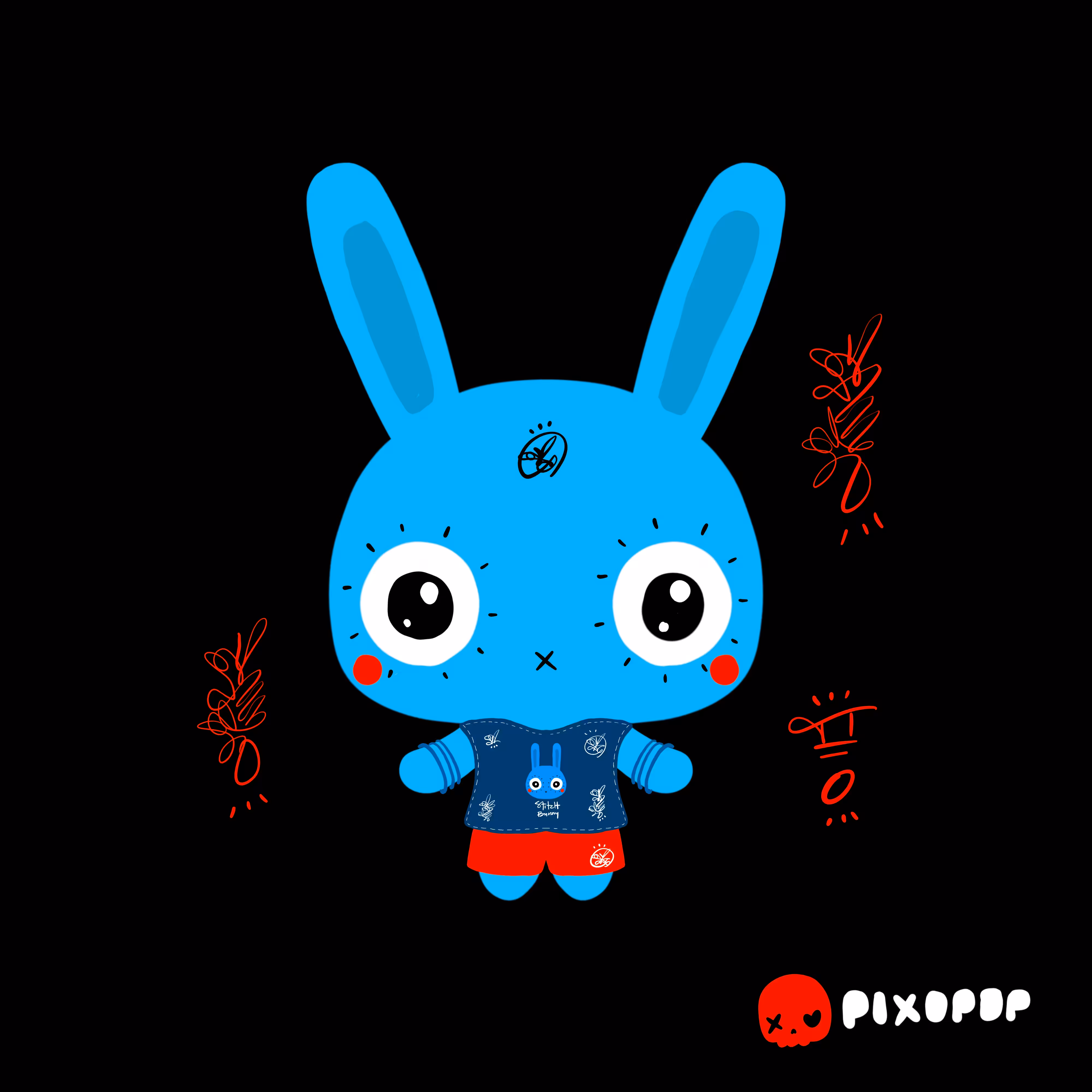 PIXOPOP CUTIES: Stitch Bunny #73