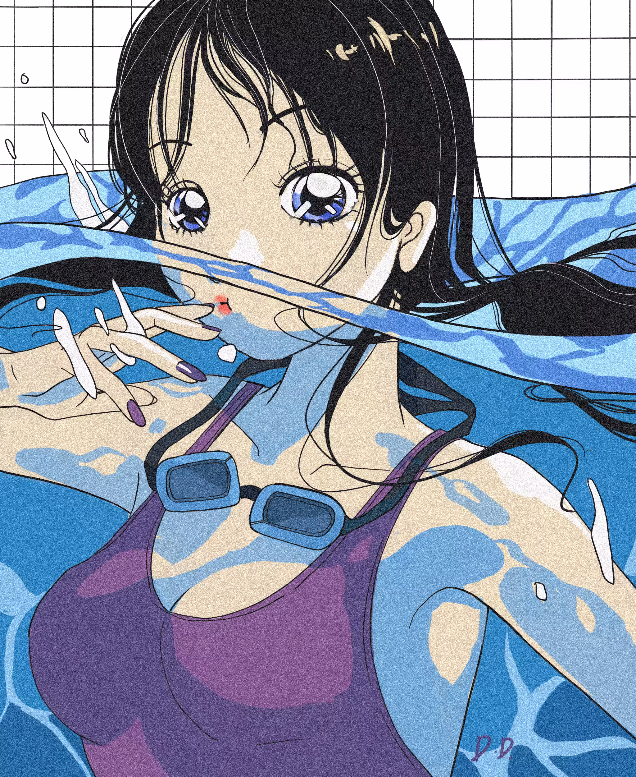 The swimmer girl