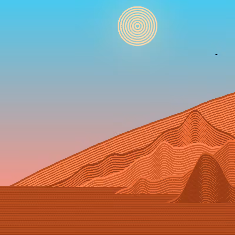 Painted Mountain Sunset #36