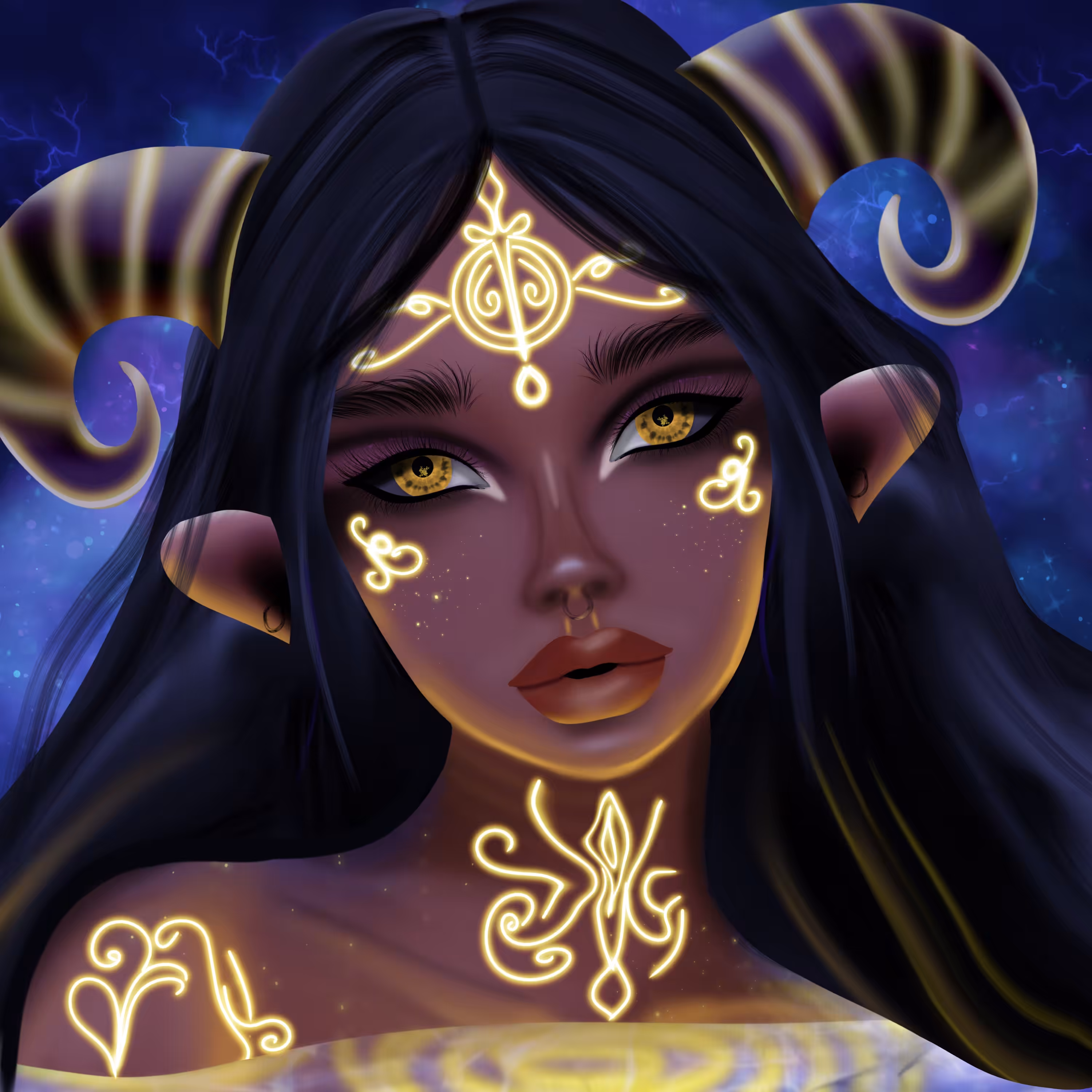 Fauns giving light