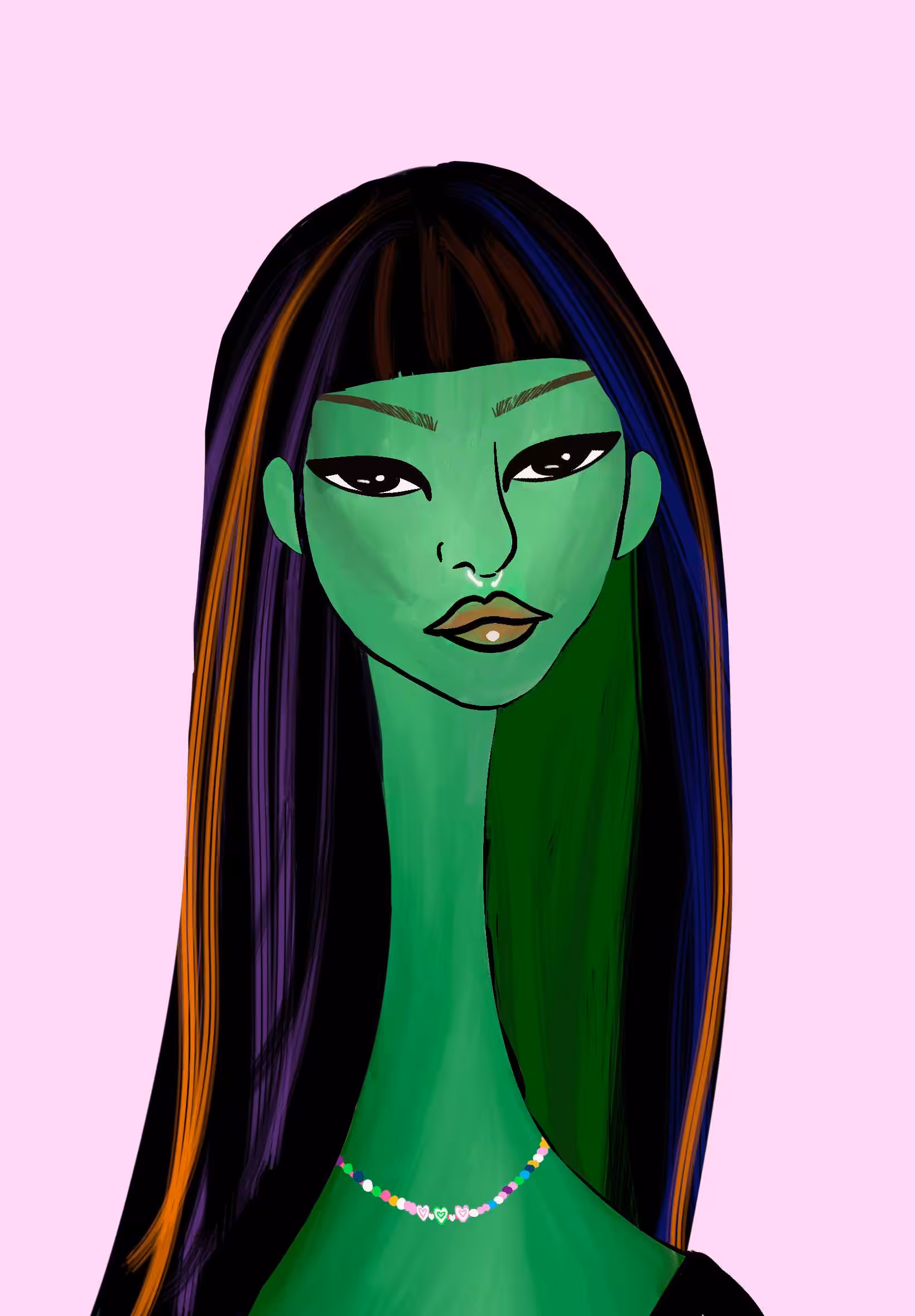 Long Neckie Ladies: Long Neckie Lady #2851