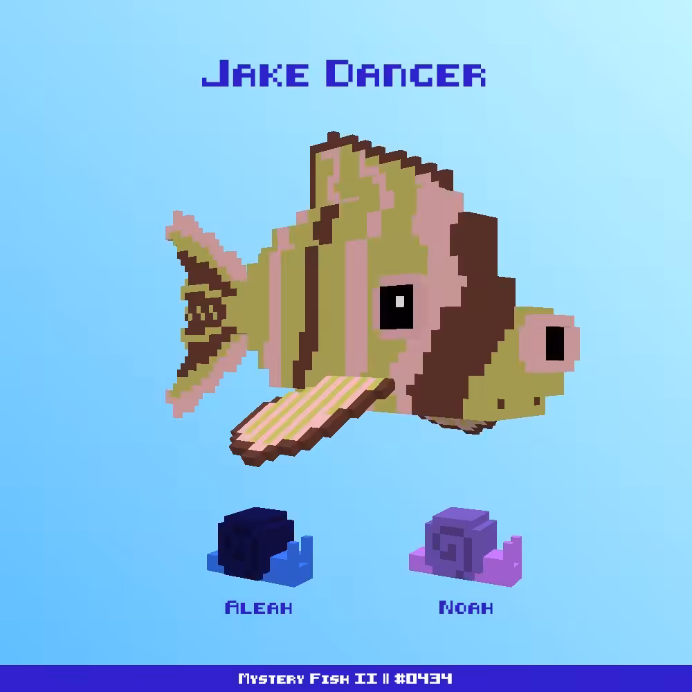 Jake Danger :: Mystery Fish 0434/1000 