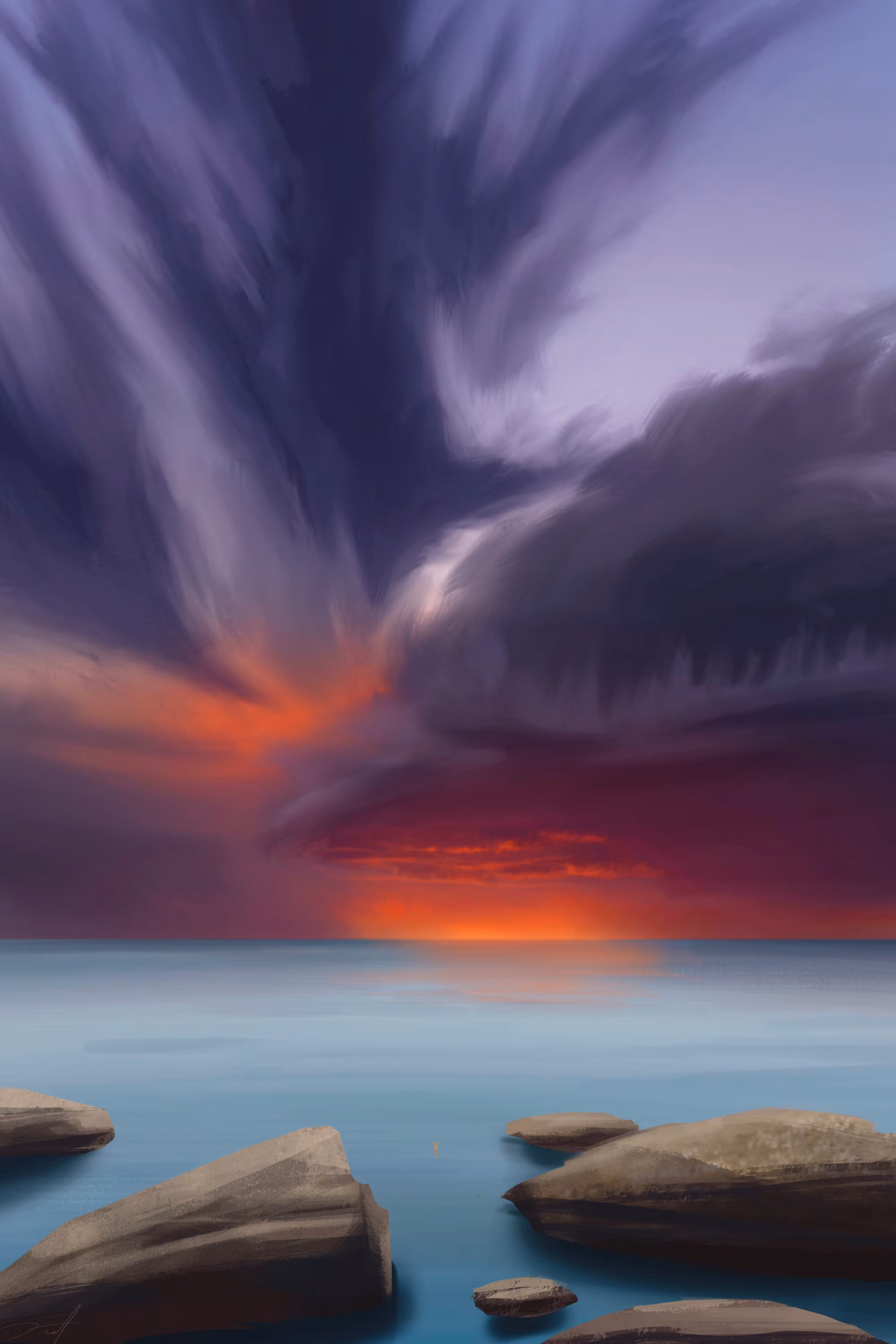 Fire in the sky