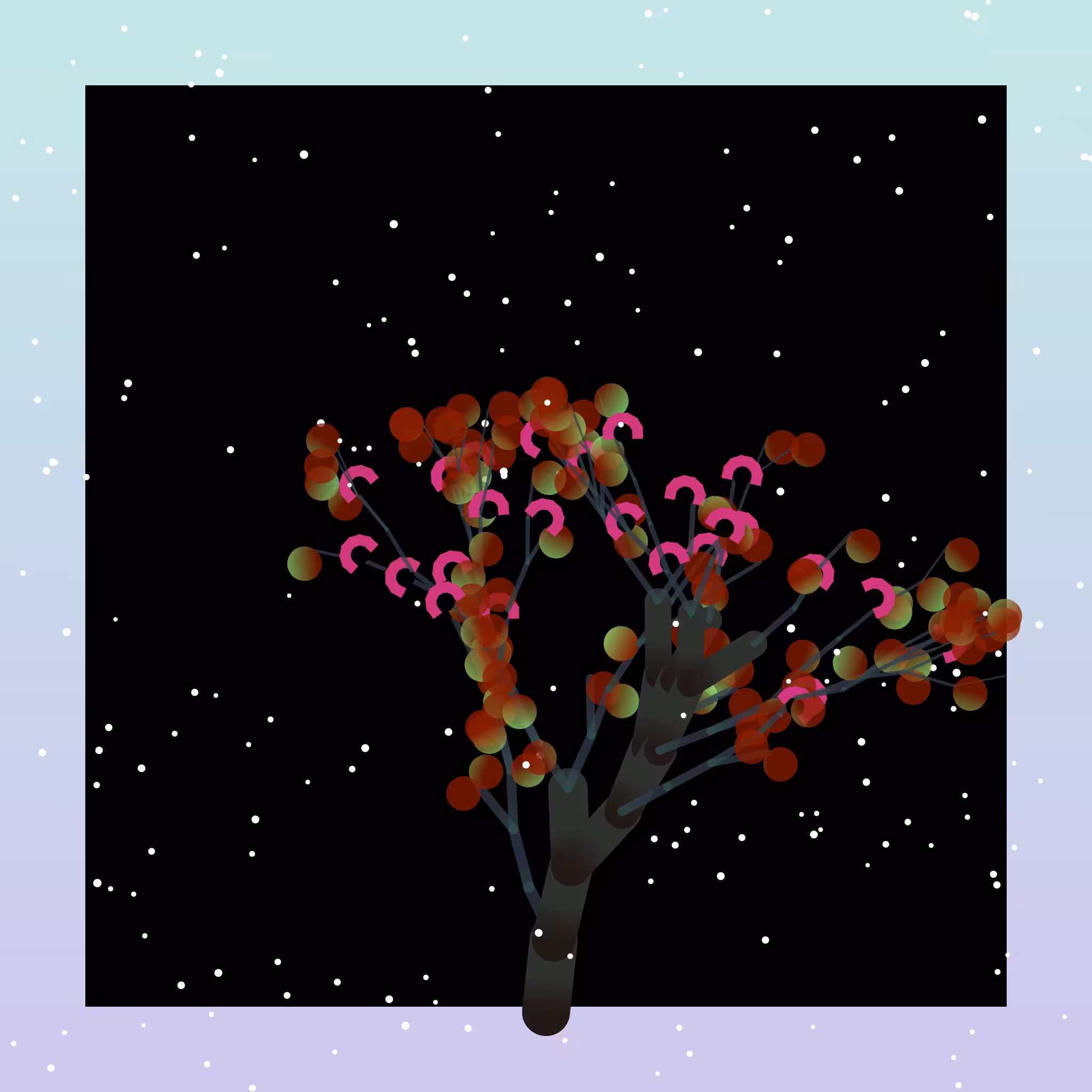 Some generative winter trees #8