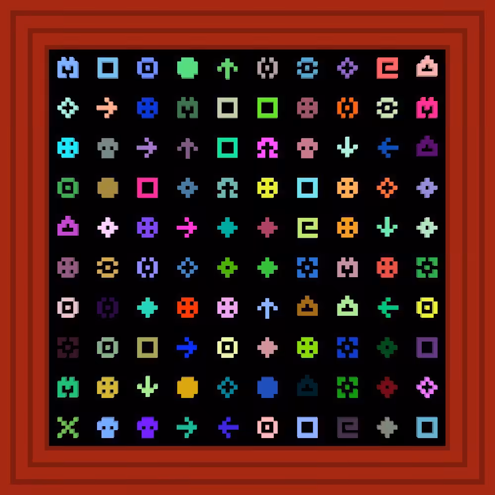🔥🔥 It's dangerous to go alone. Take this 🔫 🔥🔥 :: Procedural Symbols #343/1000