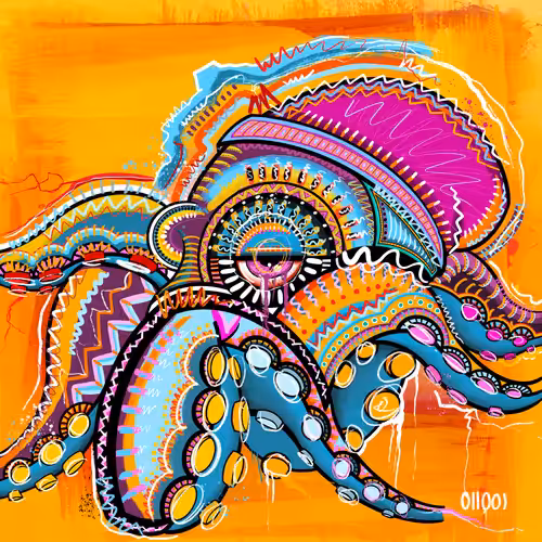 Hipster Octopus | Alebrijes