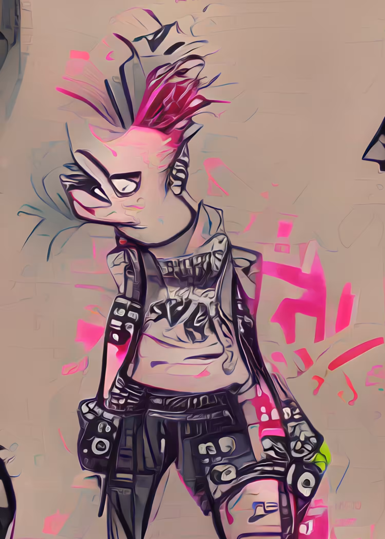 Scribbled Punk #3
