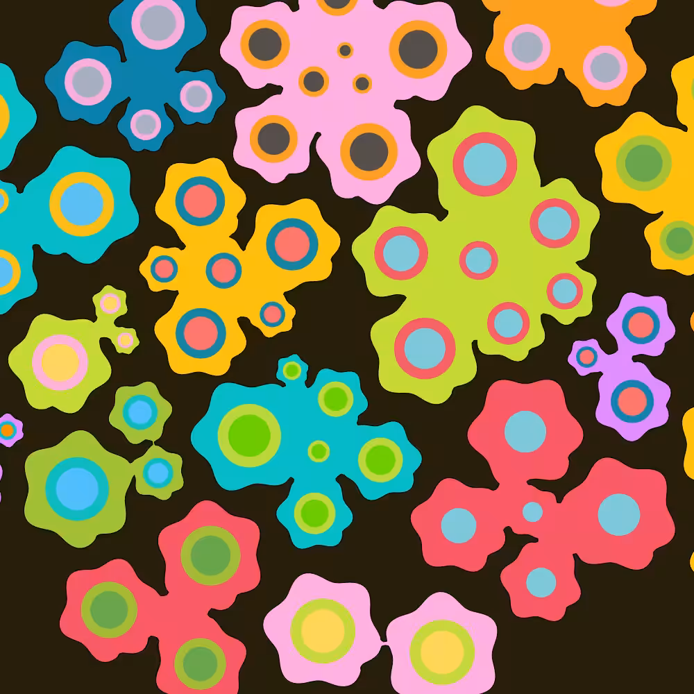 Colorful cartoon shapes(free edition) #14