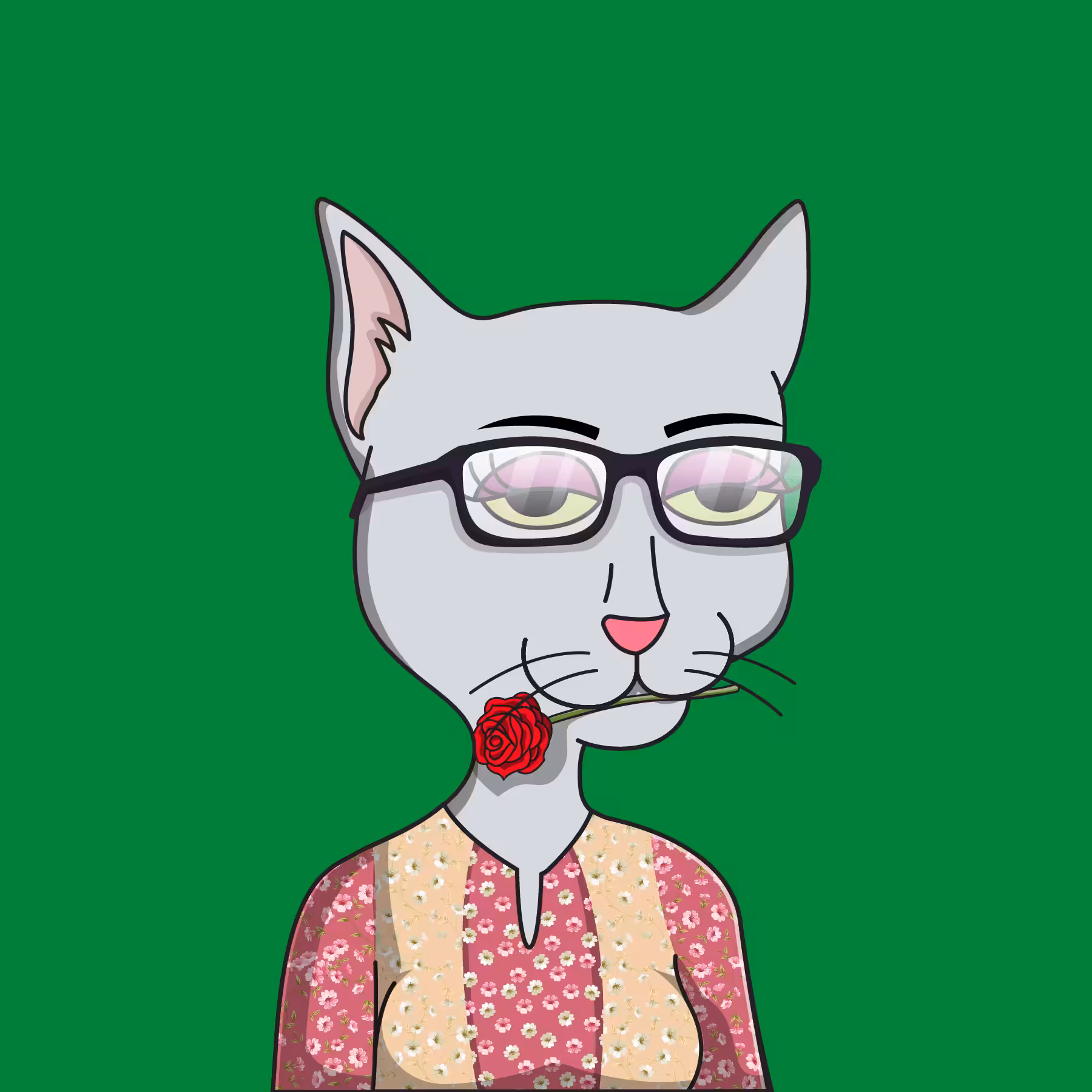 Girl Cat #519