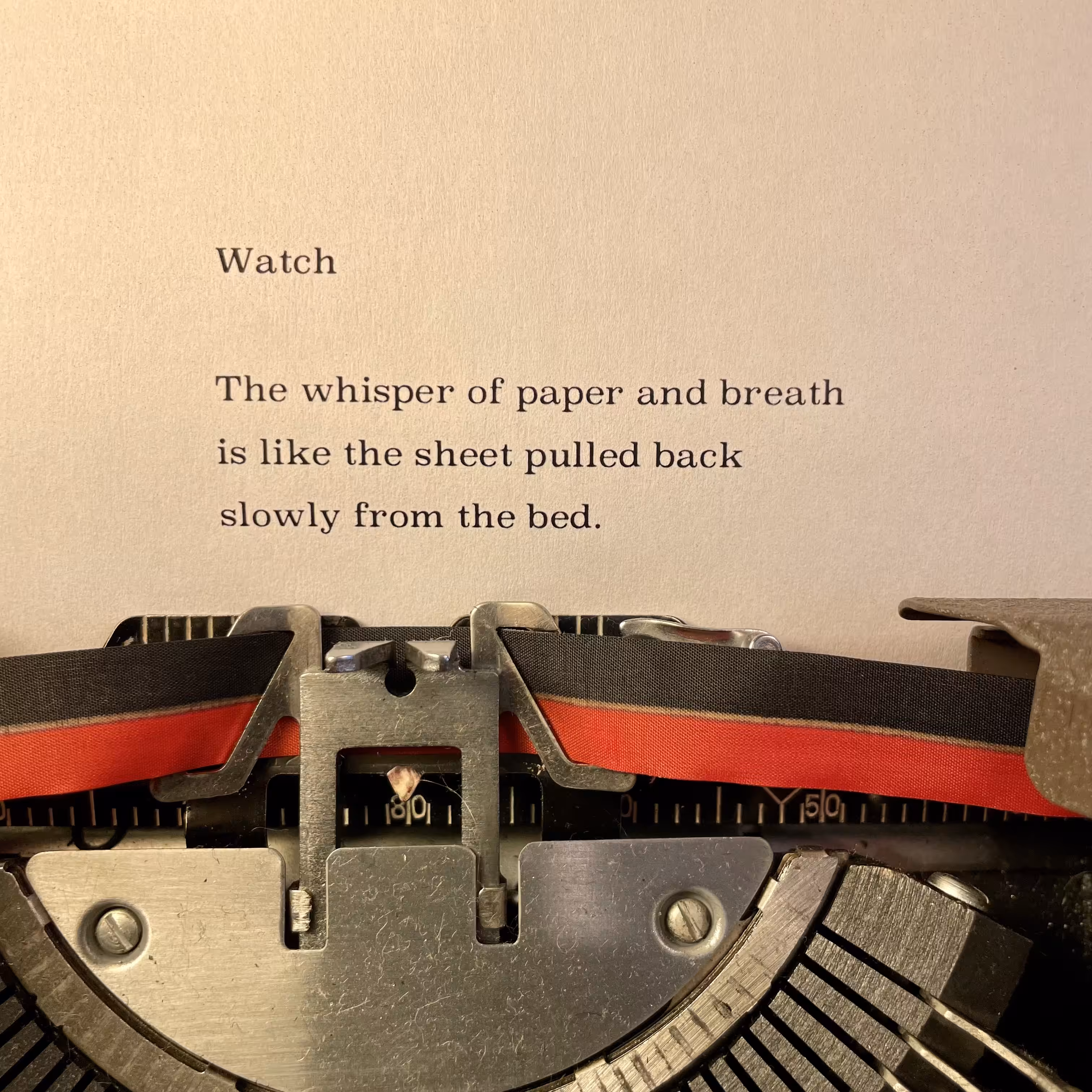 Love Poem Tercets: Watch