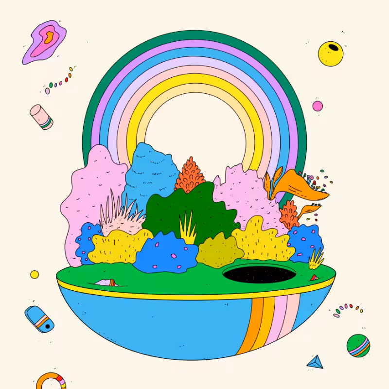 🌈🌴🪐 #10