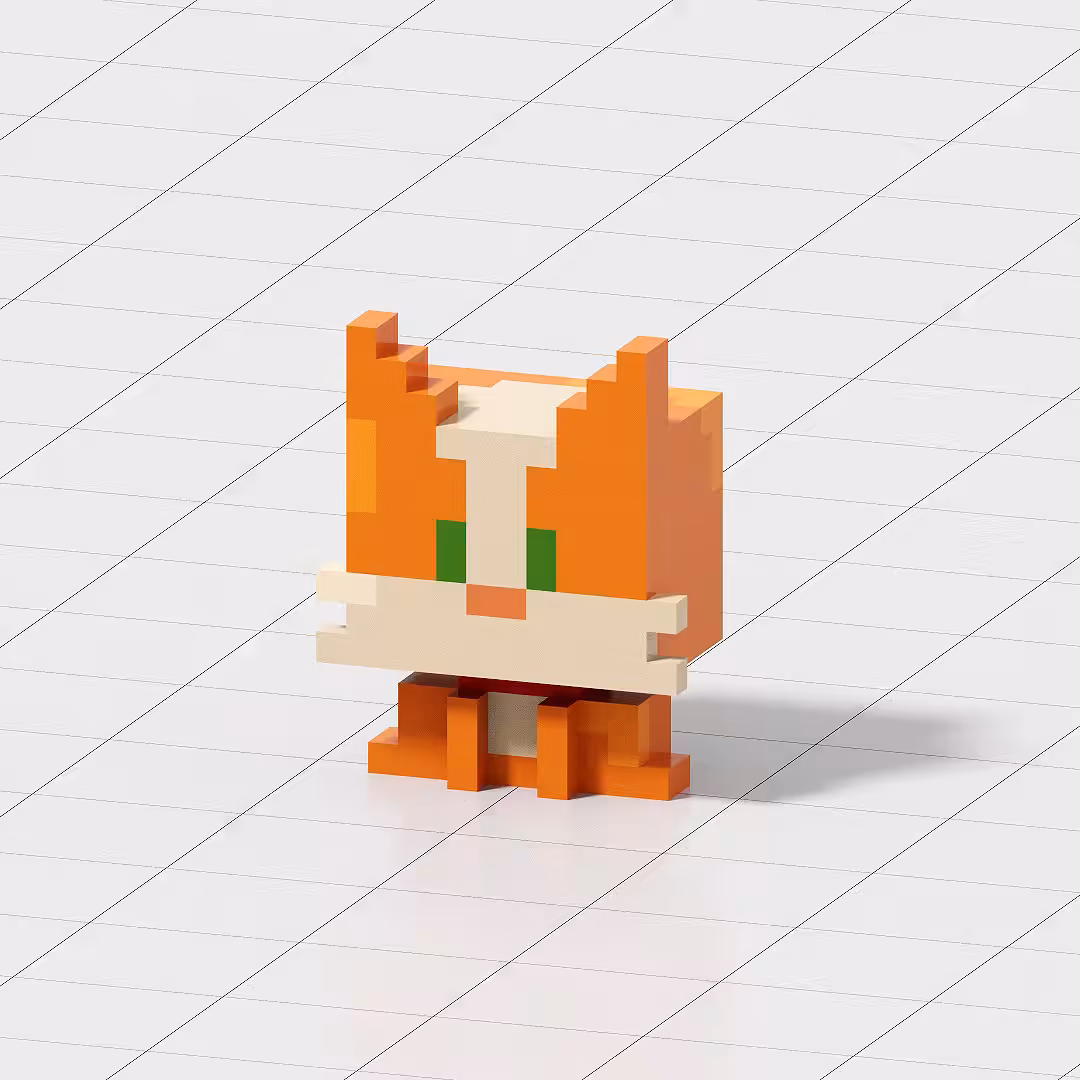 Crypto Voxel Cats #010