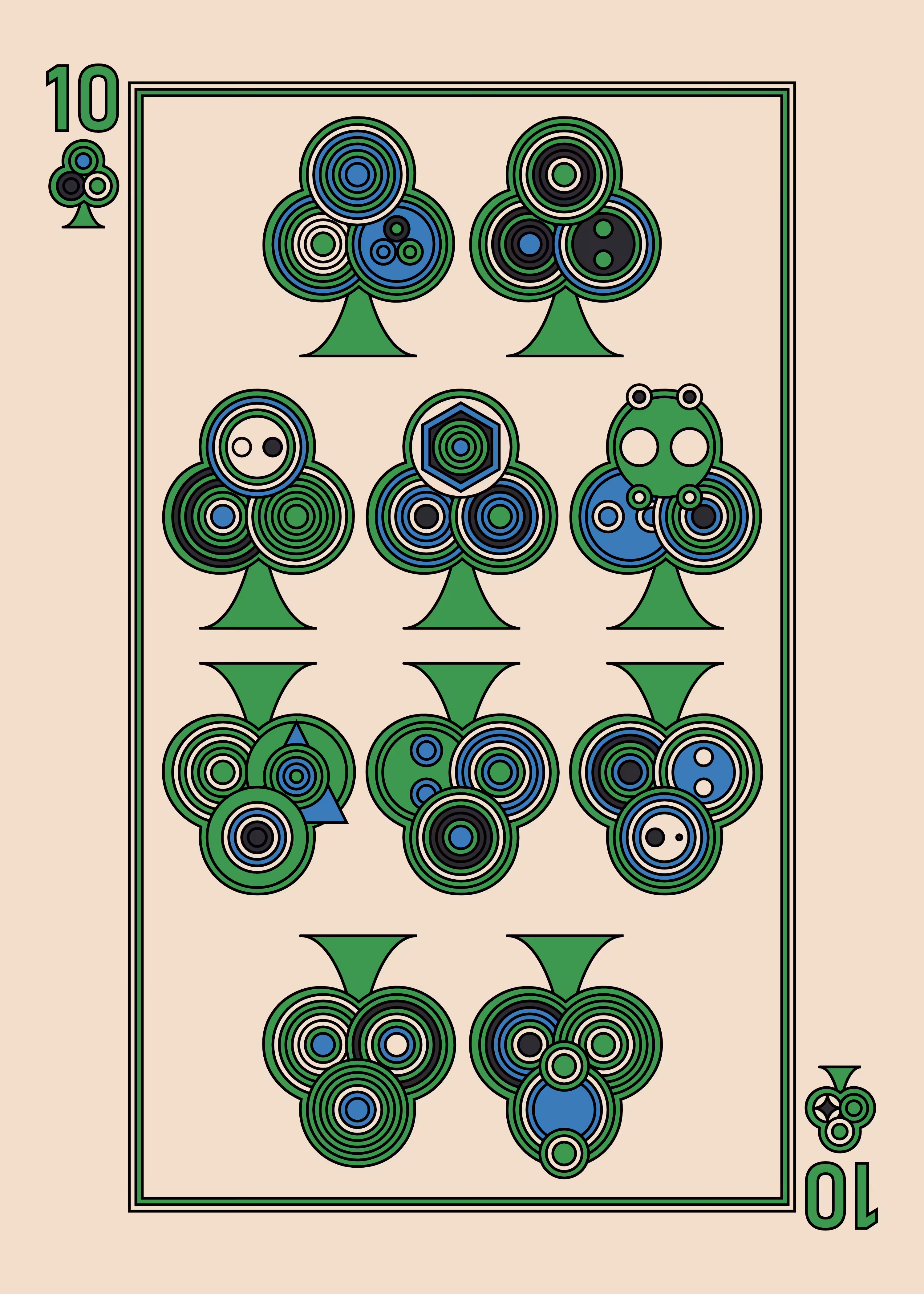 Ten of Clubs Light