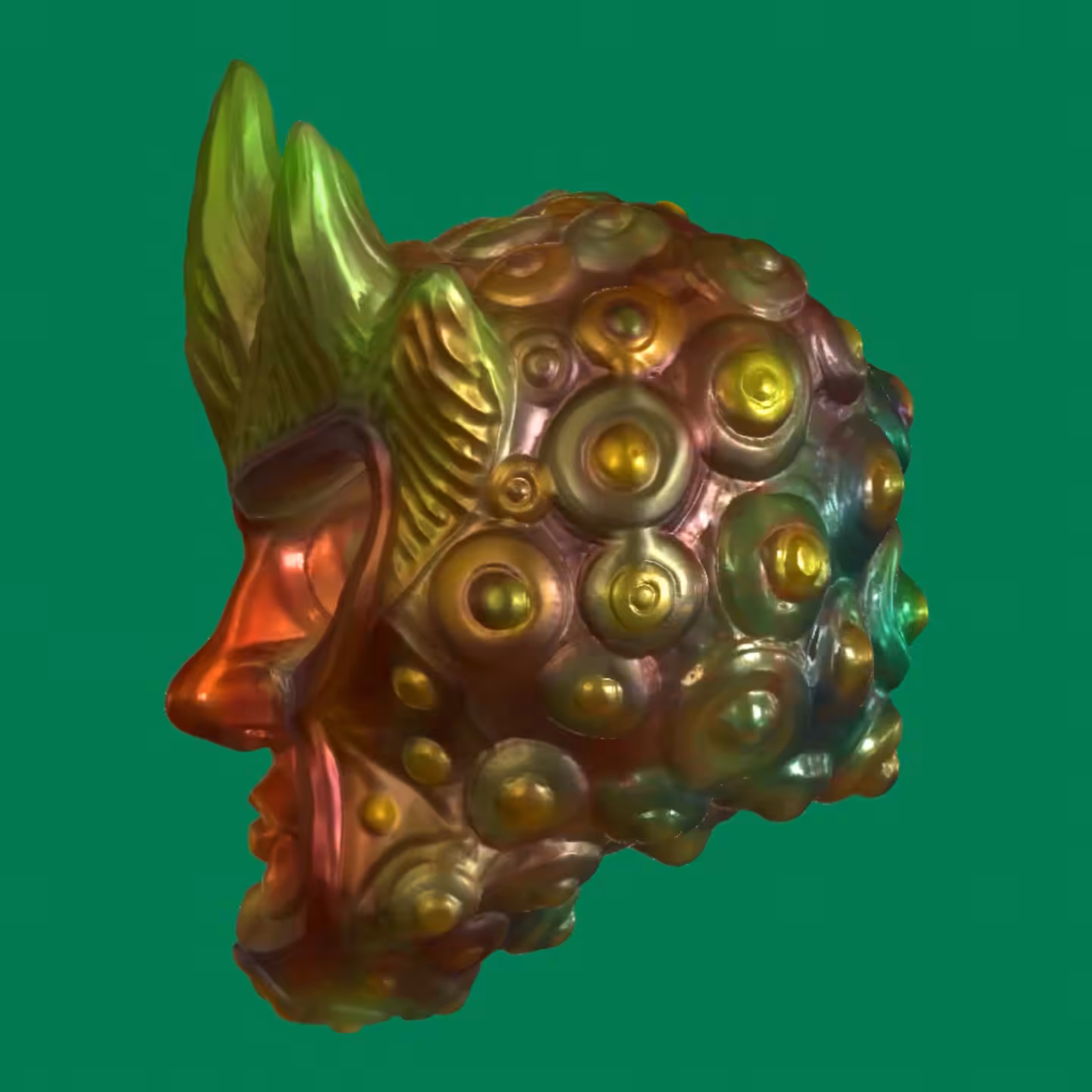 He Wears a leaf Crown