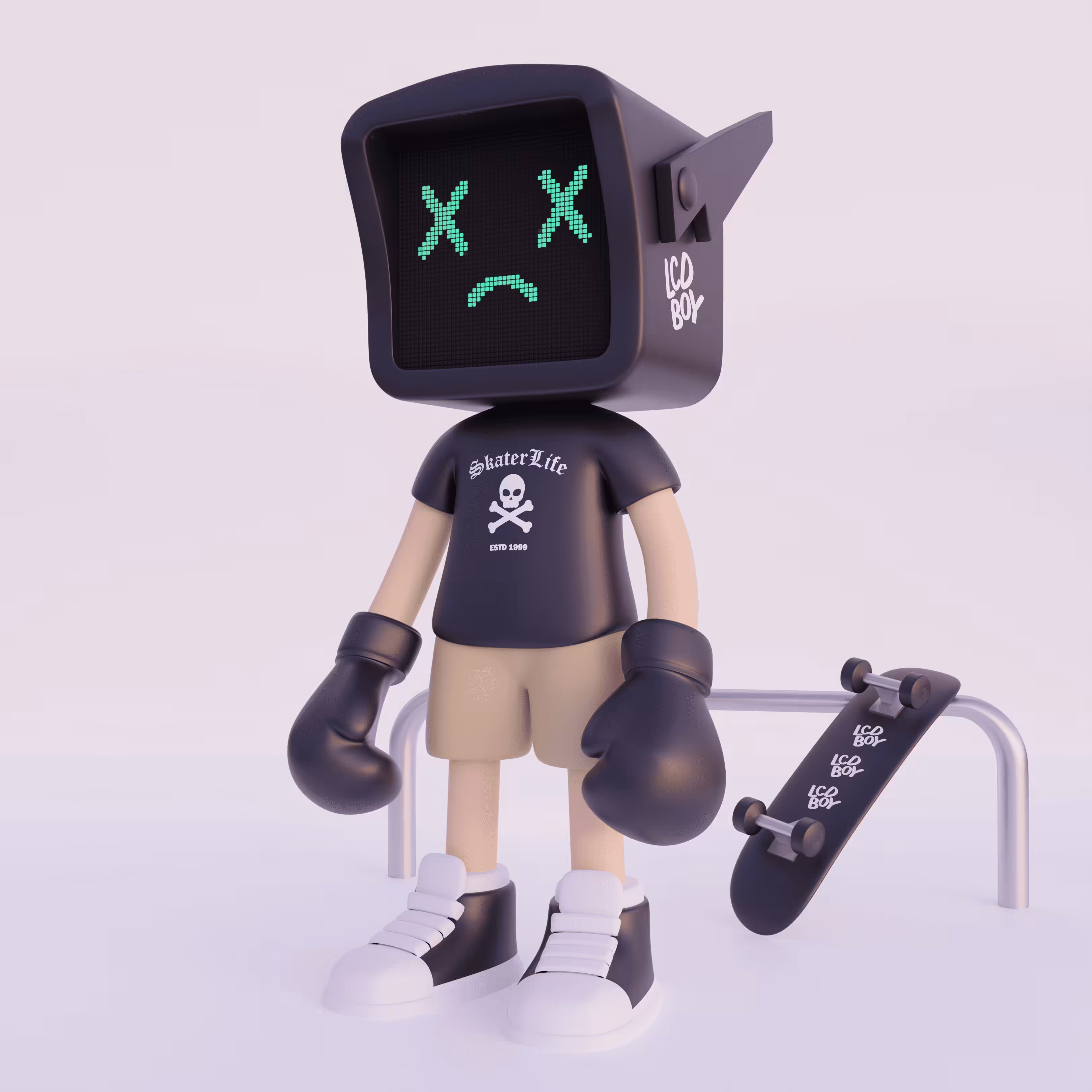LCD BOY (Skater) #017