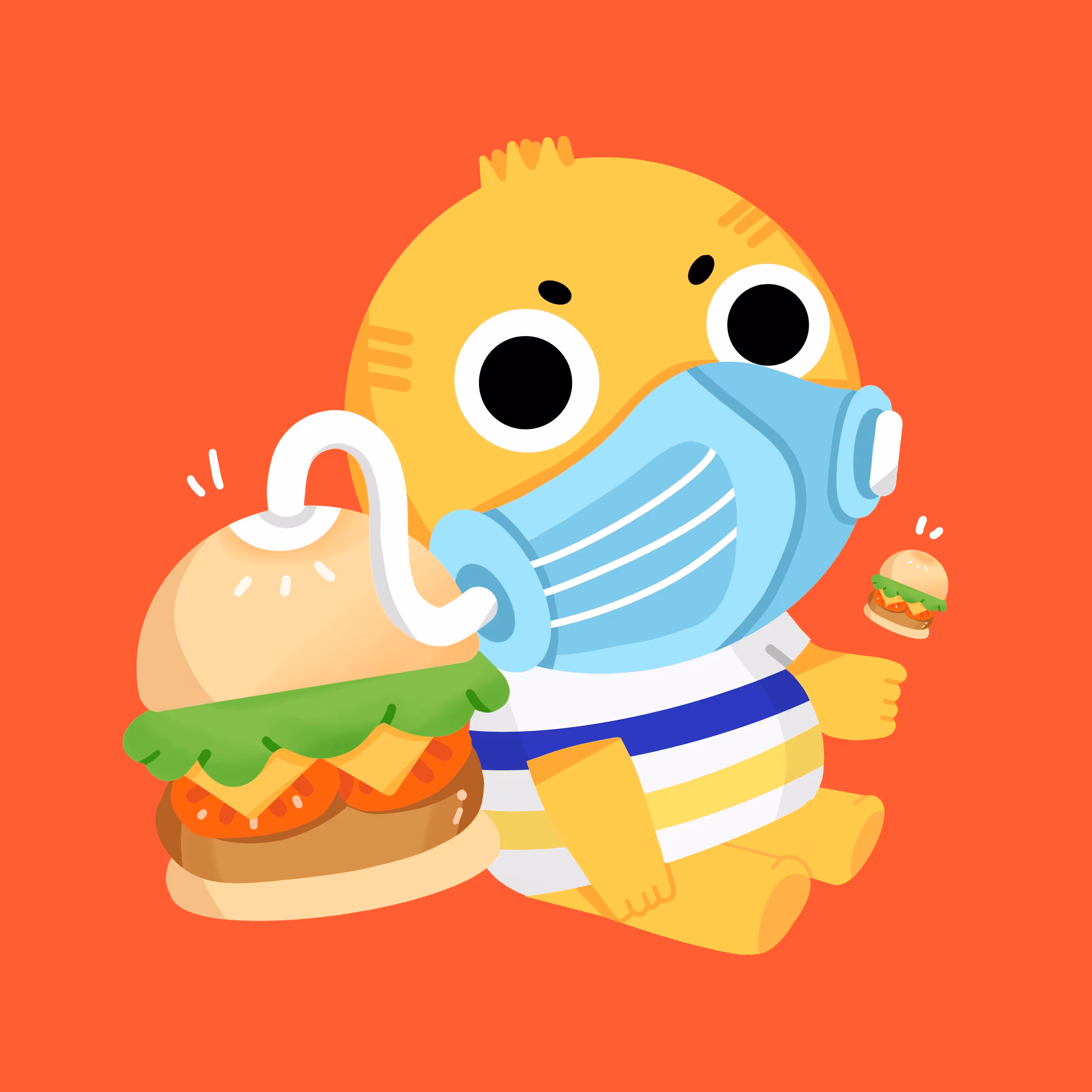 Don’t forget your Hamburger!  