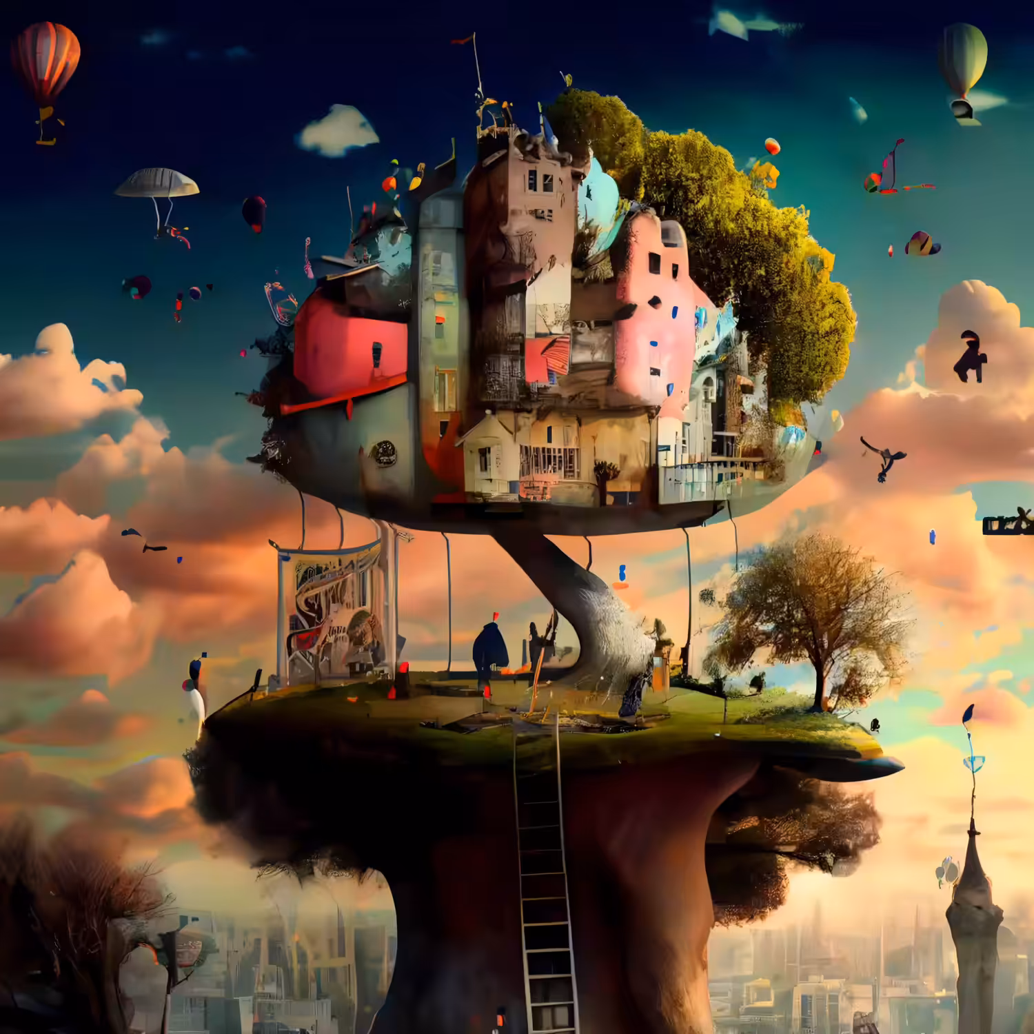 Happy tree 65 - top of the world