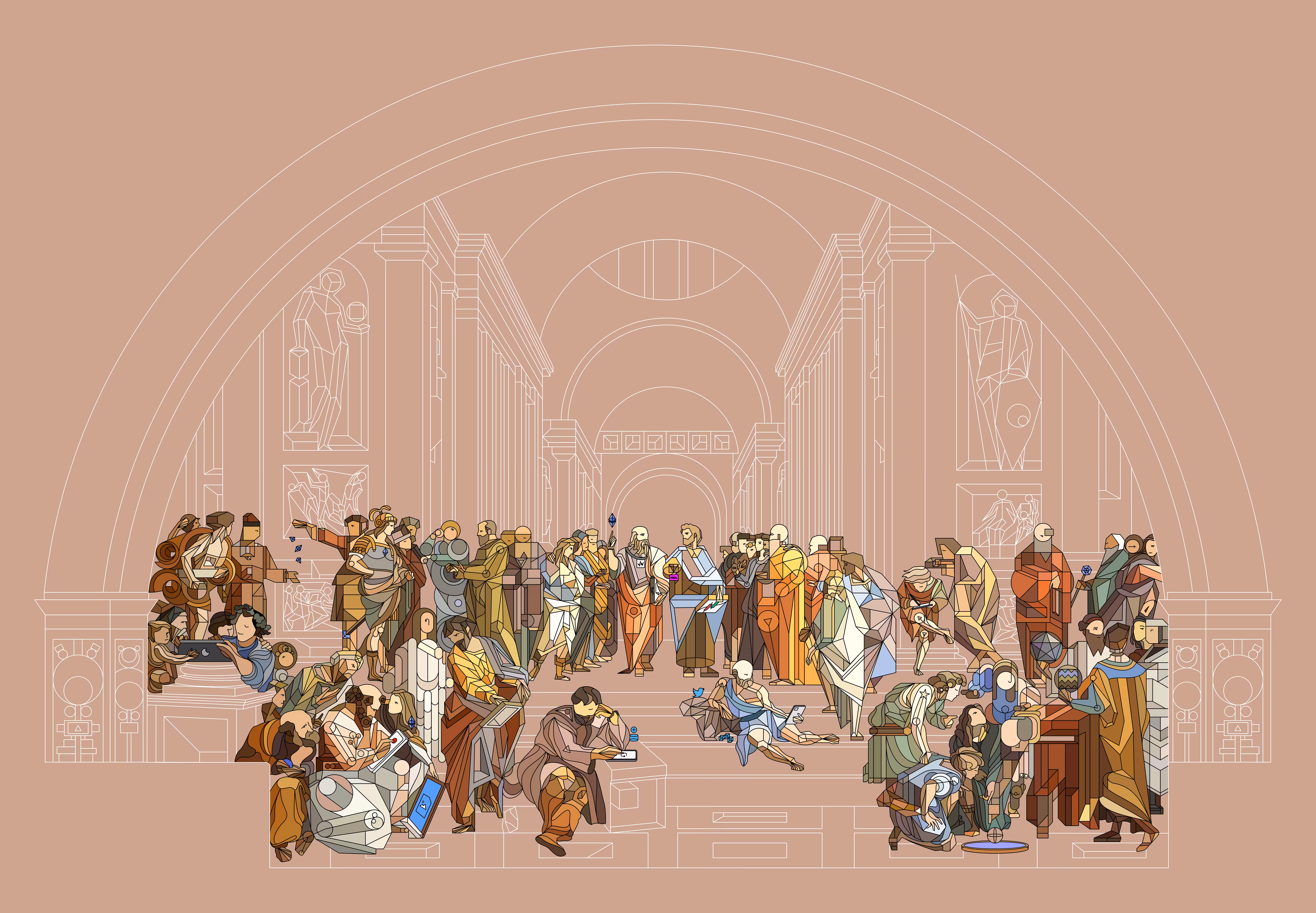 The Community in The School of Athens