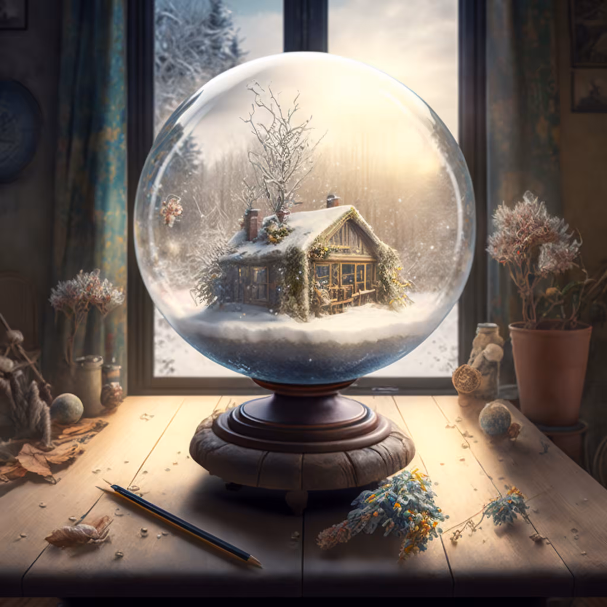 Winter in a Magic Ball