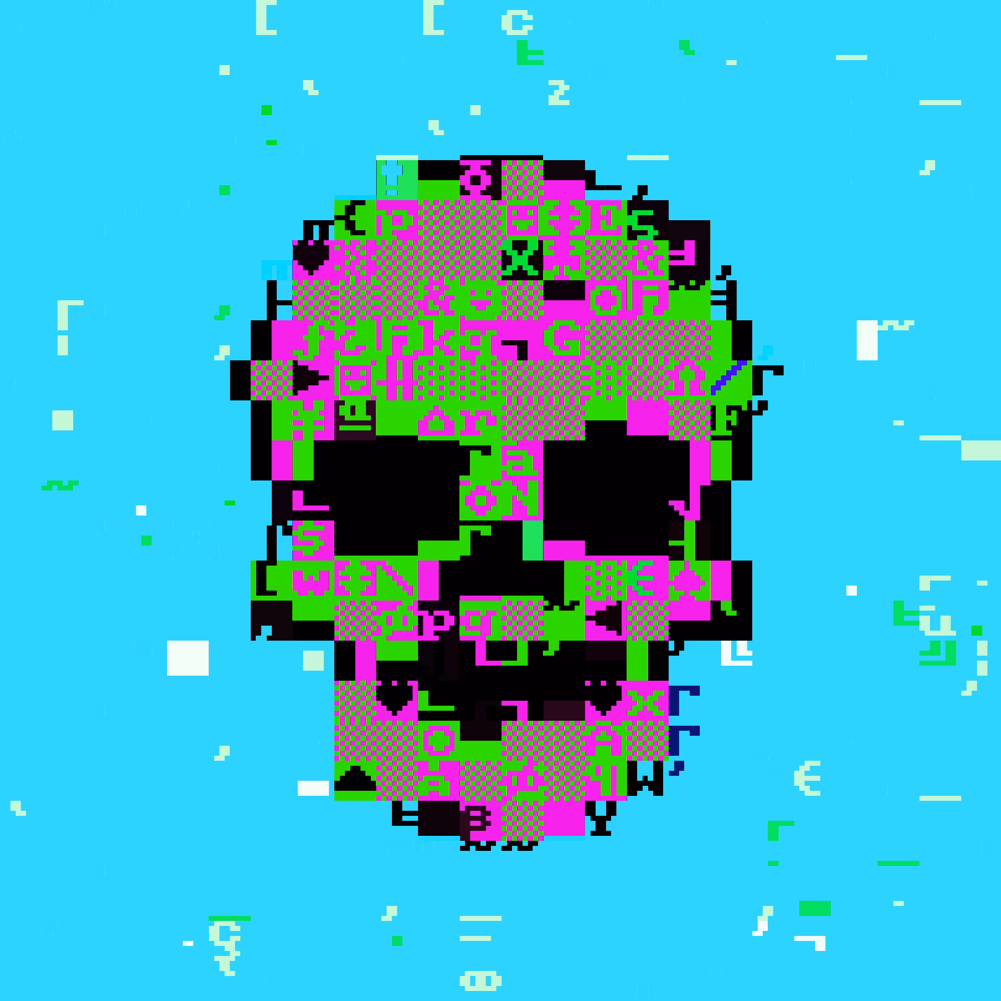 DOS Skull 0457