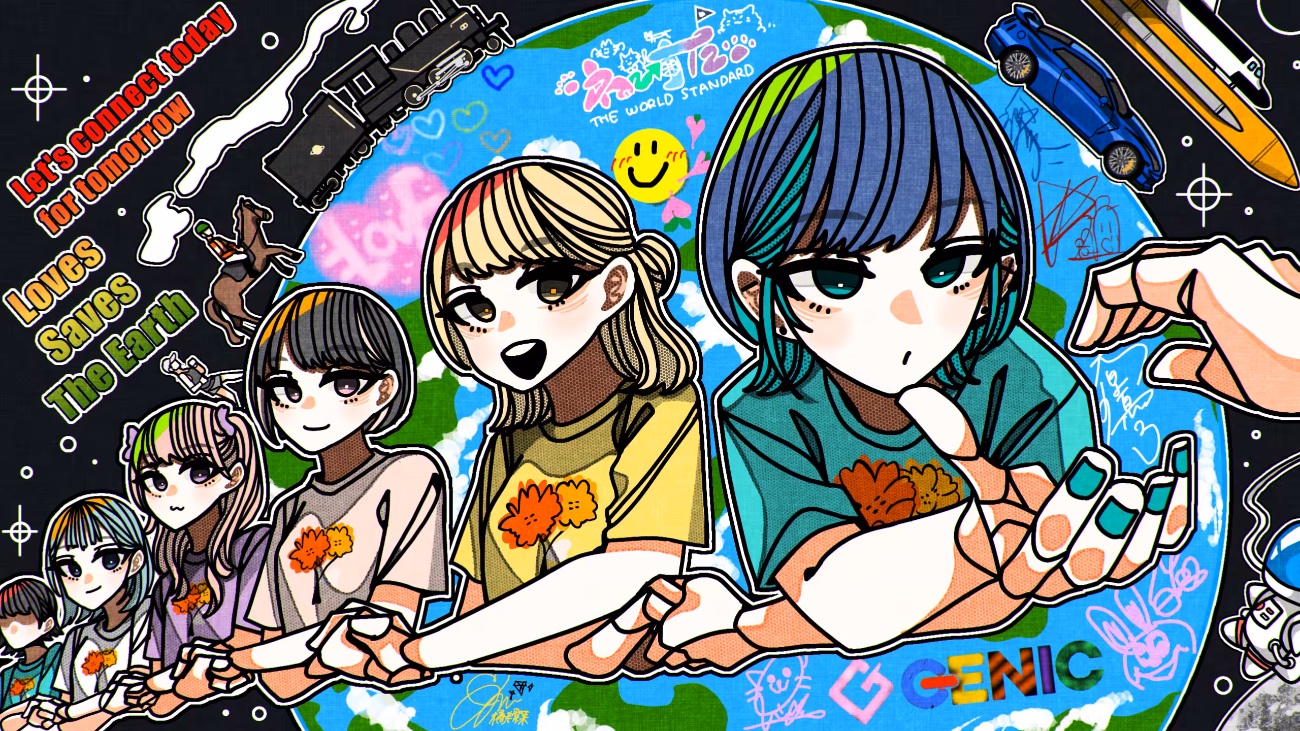 A World of Connecting Loves by 24H Television Charity Art