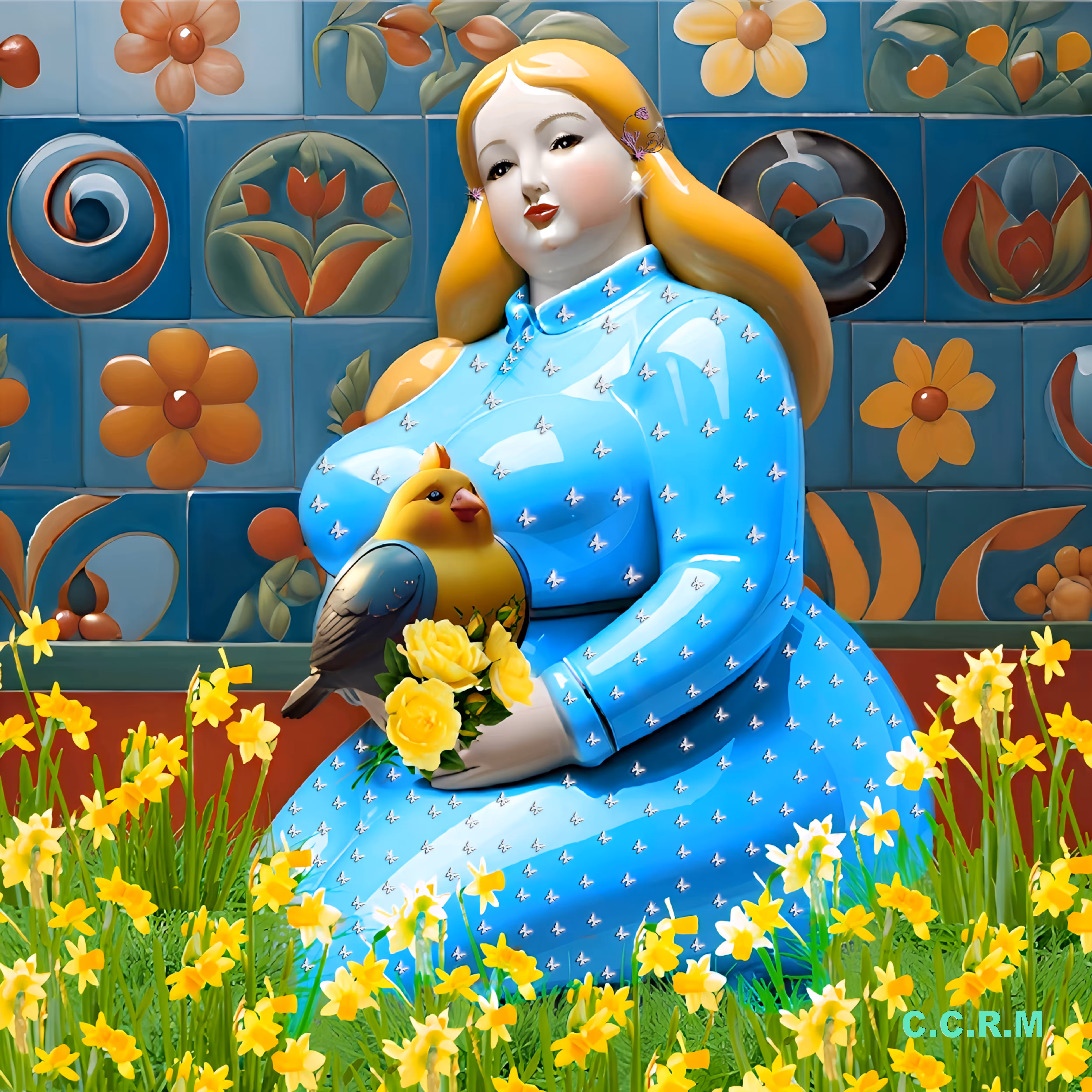 Digiltal  Art Rostros: Dulce Botero