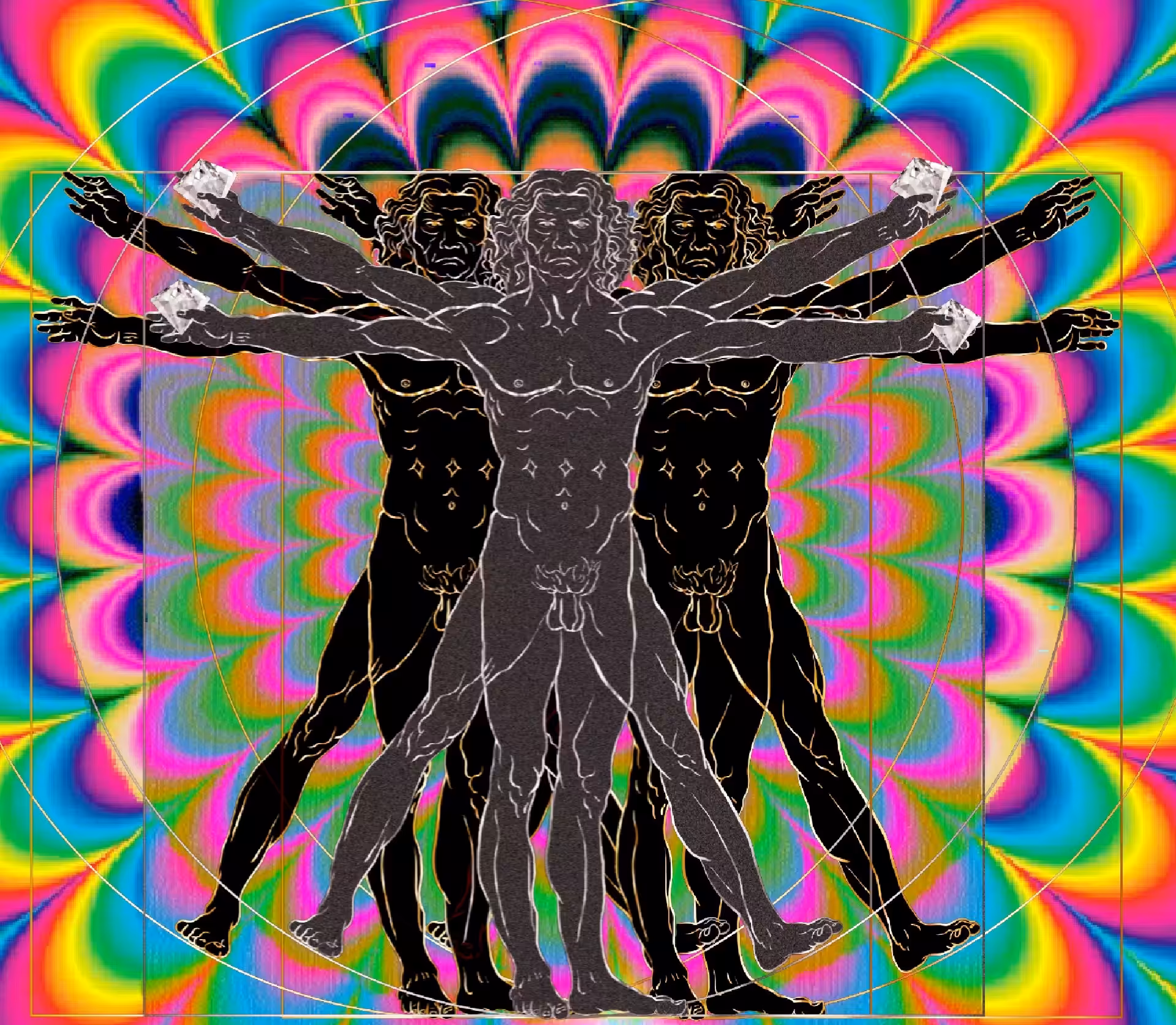 Vitruvian Diamond Hands